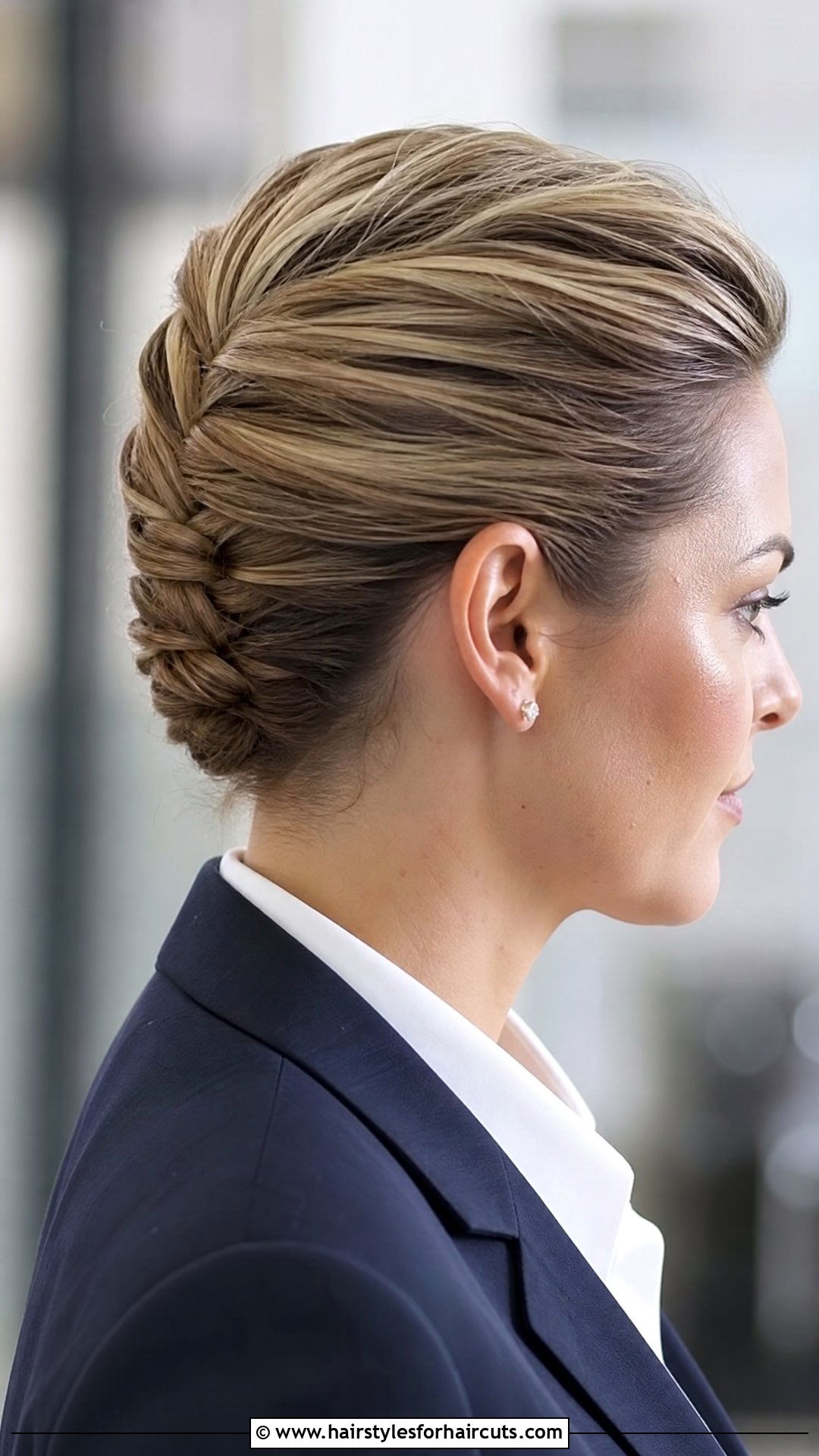 Tucked French Braid - 25 professional hairstyles for long hair - 25 professional hairstyles for long hair