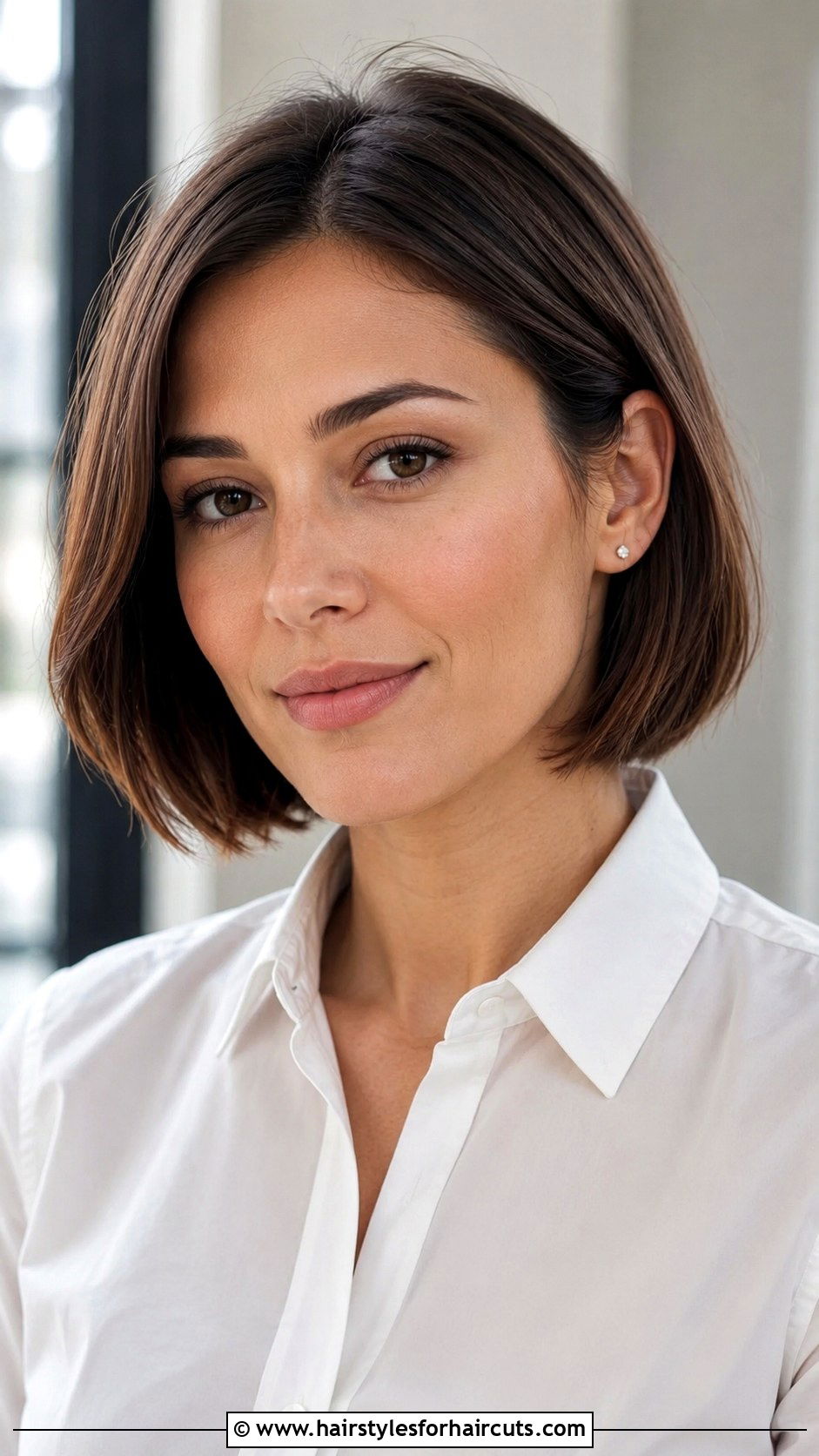 Tucked Layered Bob - 25 easy hairstyles for layered hair - 25 easy hairstyles for layered hair