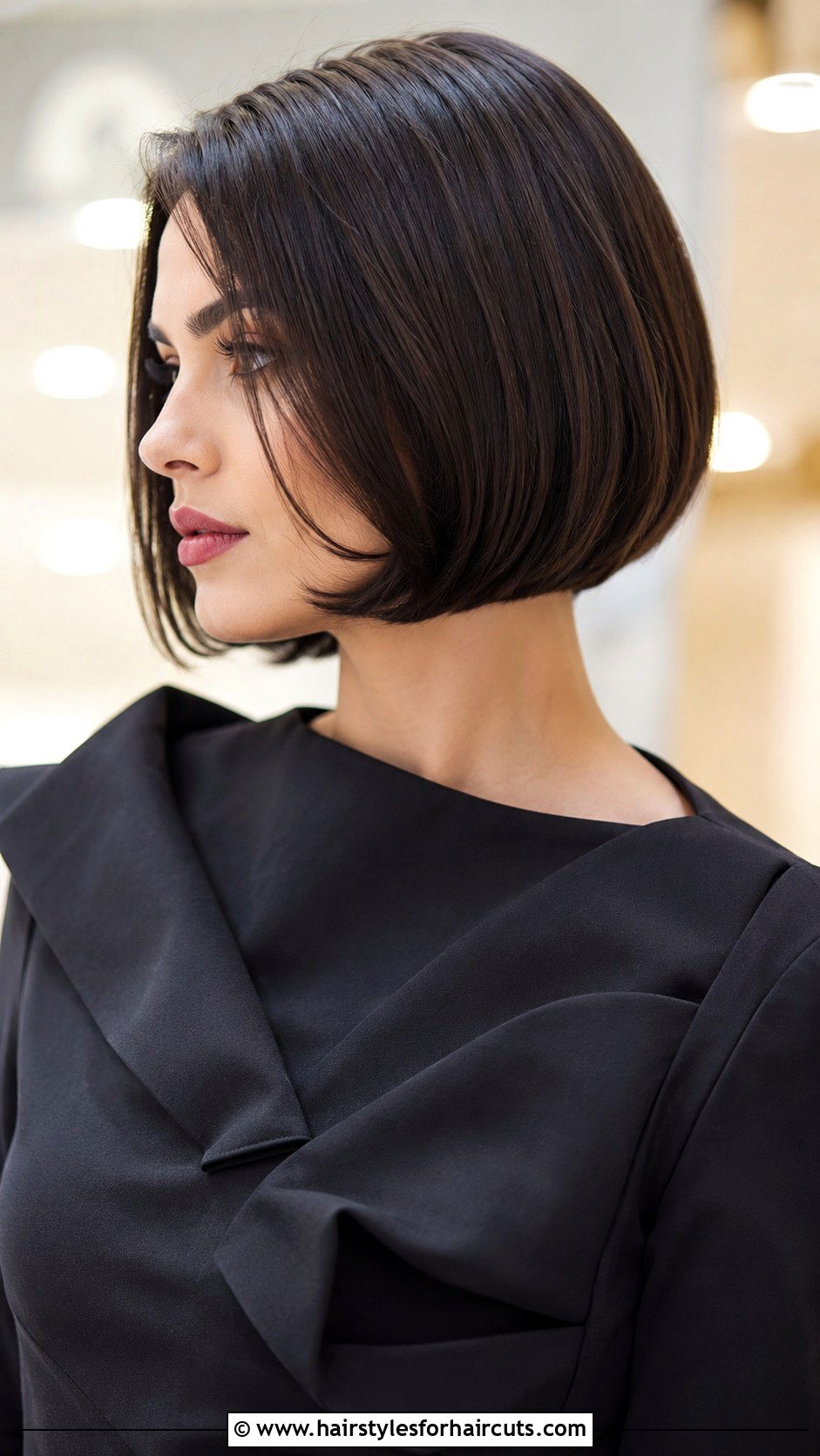 Tucked Under Bob - 25 bride hairstyles for medium length hair - 25 bride hairstyles for medium length hair