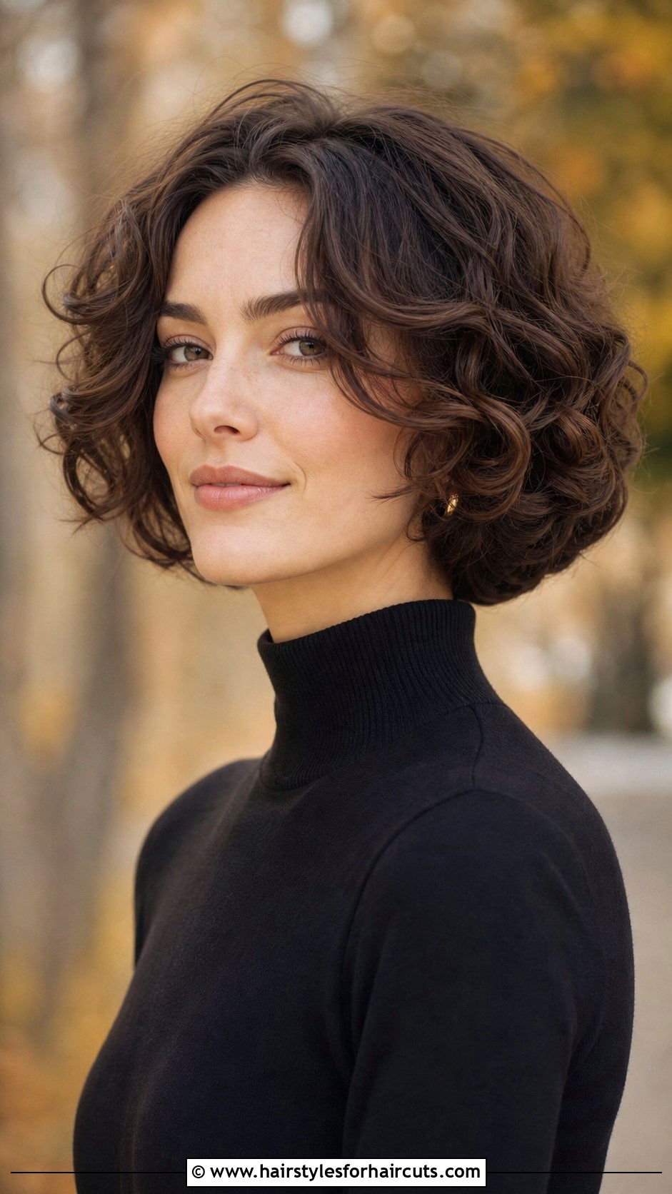 Tucked Under Curly Bob - 25 hairstyles for black women with curly hair - 25 hairstyles for black women with curly hair