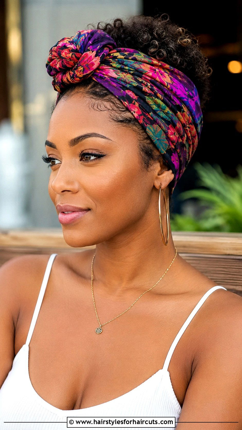 Turban Style For Short Curly Hair - 25 wrap hairstyles for short hair - 25 wrap hairstyles for short hair
