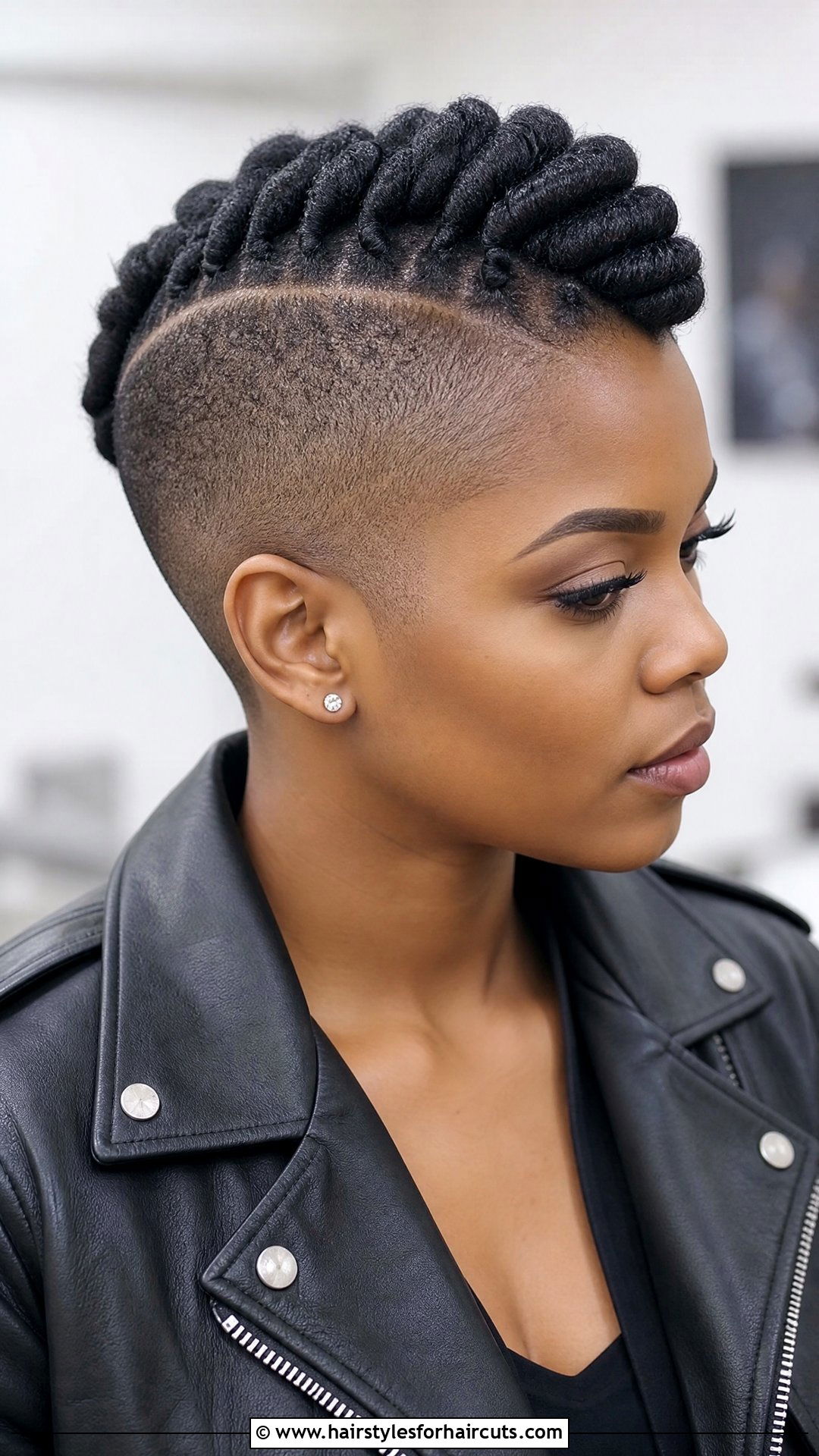 Twist Mohawk With Shaved Sides - 25 twists haircuts - 25 twists haircuts