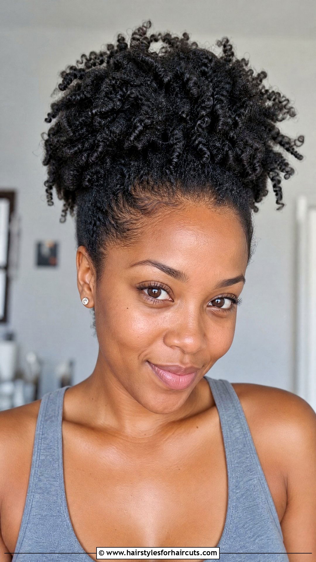 Twist Out Afro Puff - 25 twist out hairstyles for natural hair - 25 twist out hairstyles for natural hair