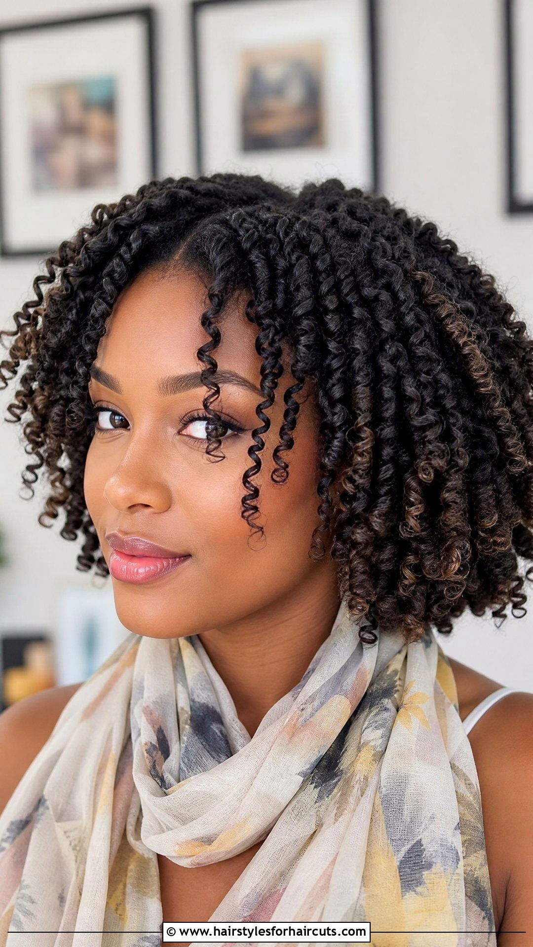 Twist Out Curly Bob Haircut - 25 bob haircuts natural hair - 25 bob haircuts natural hair