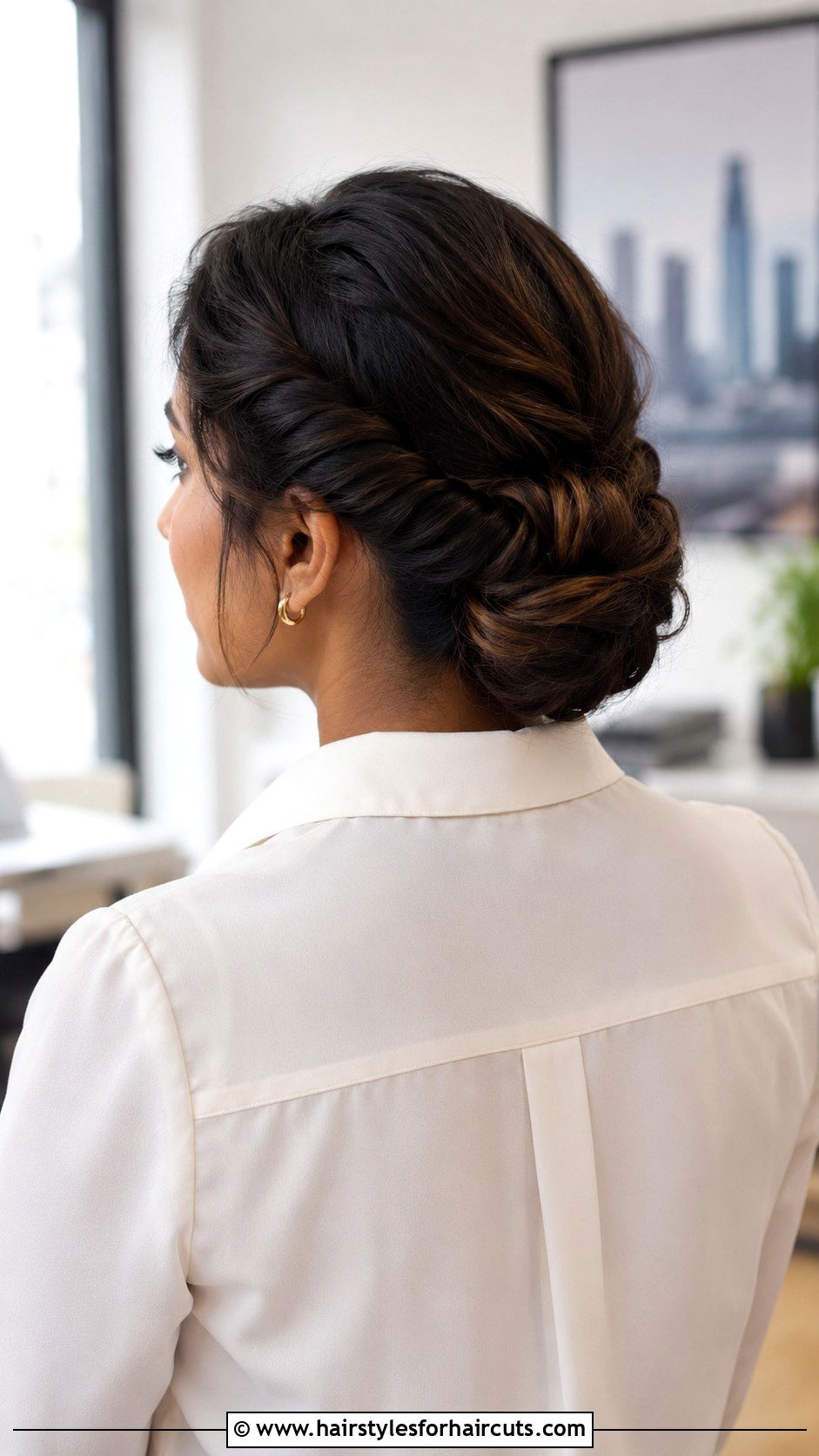Twisted Banana Bun - 25 banana hairstyles - 25 banana hairstyles