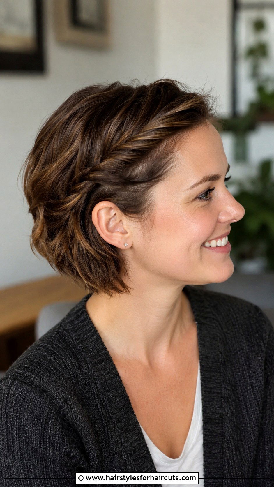 Twisted Braid Short Hair - 25 braiding hairstyles for short hair - 25 braiding hairstyles for short hair