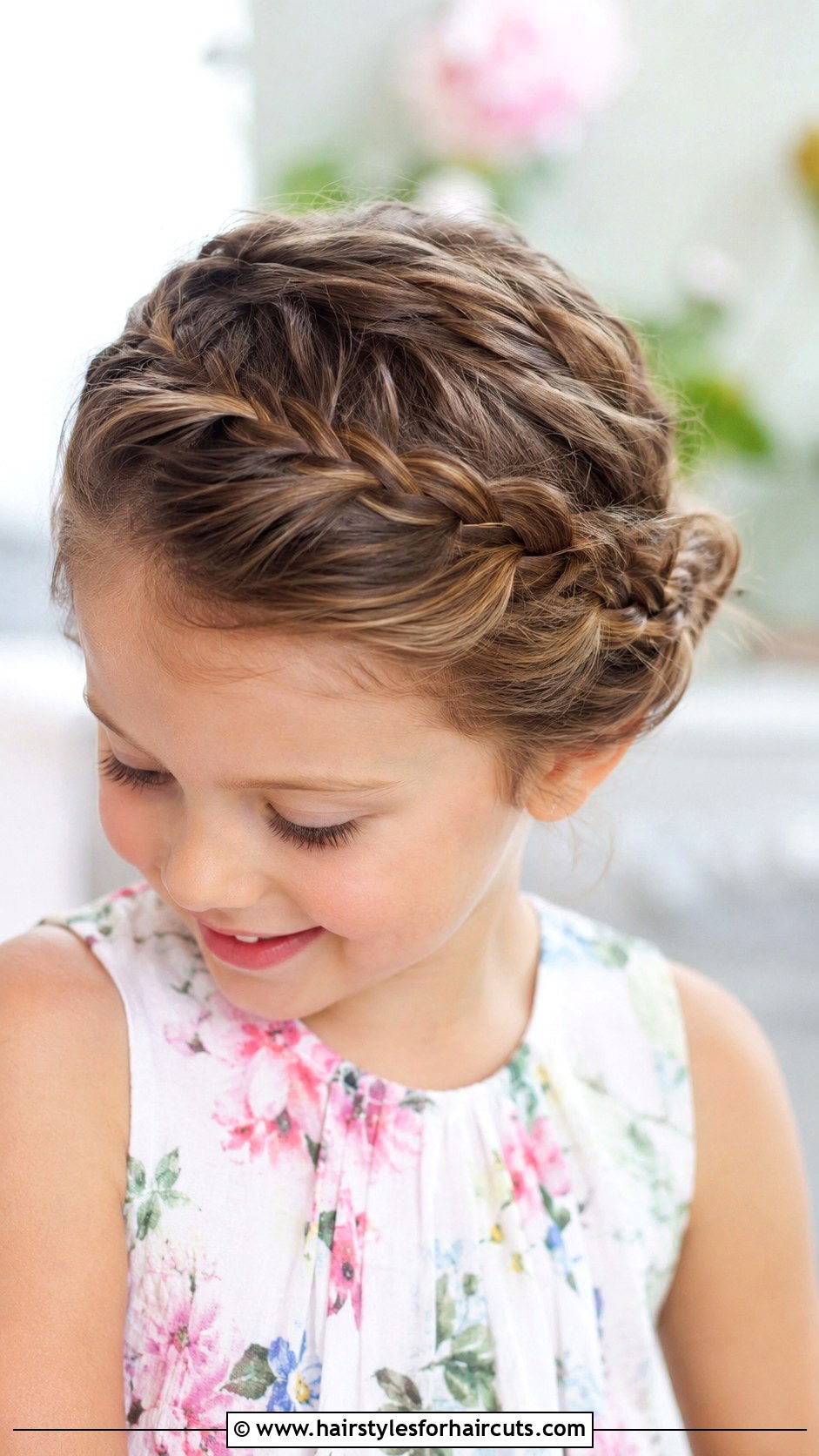 Twisted Crown Braid - 25 girl simple hairstyles - 25 girl simple hairstyles