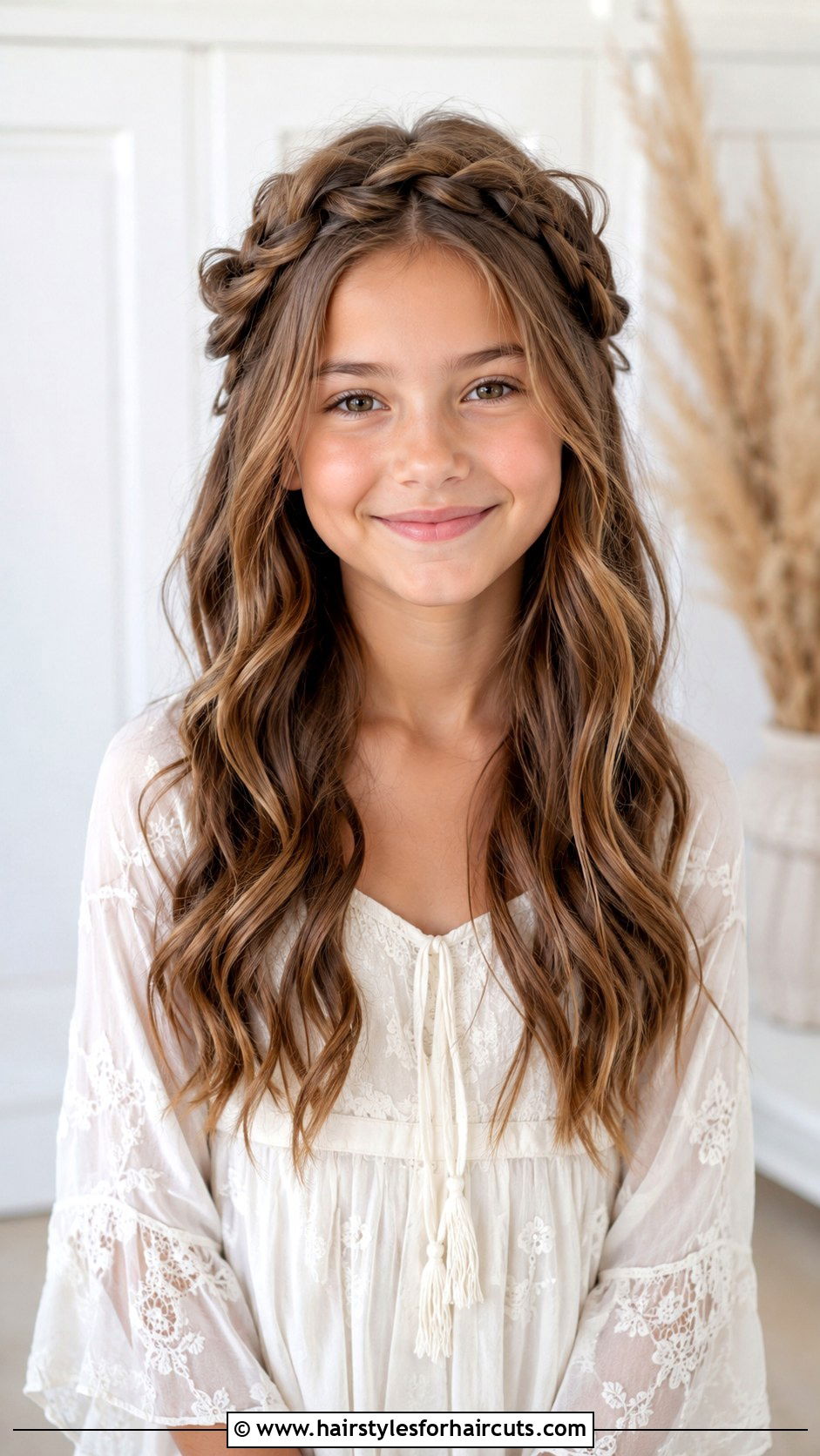 Twisted Crown Braid - 25 beautiful hairstyles for girls - 25 beautiful hairstyles for girls