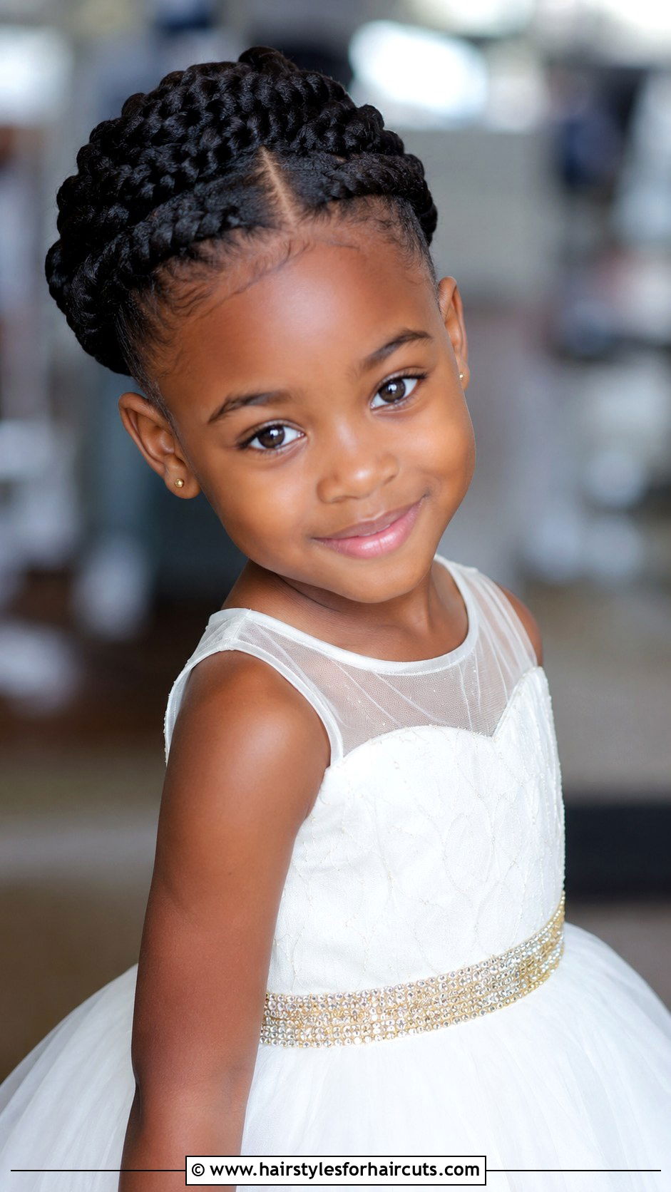 Twisted Crown Updo - 25 black kids hairstyles - 25 black kids hairstyles