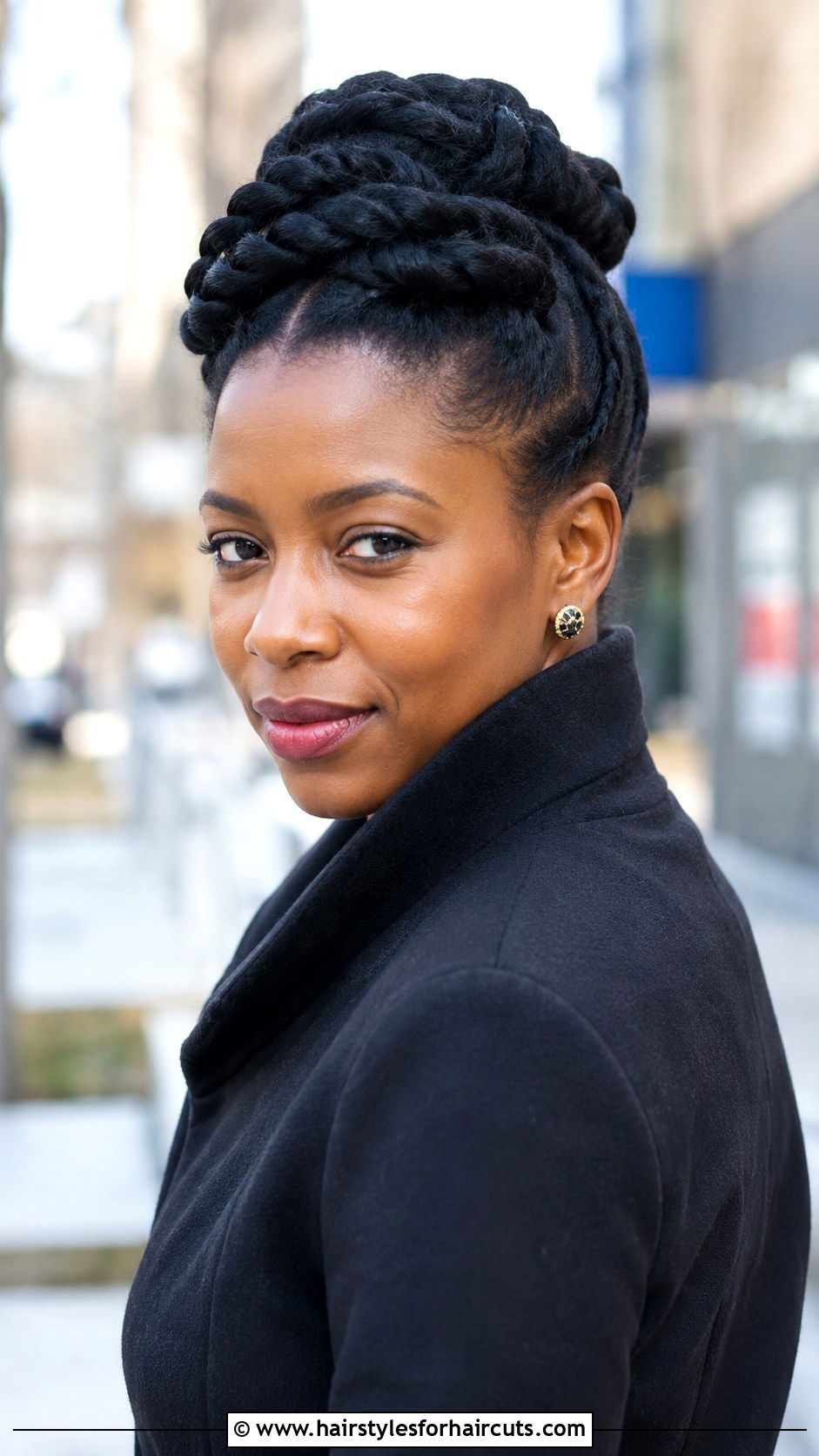 Twisted Crown Updo - 25 christmas party hairstyles - 25 christmas party hairstyles
