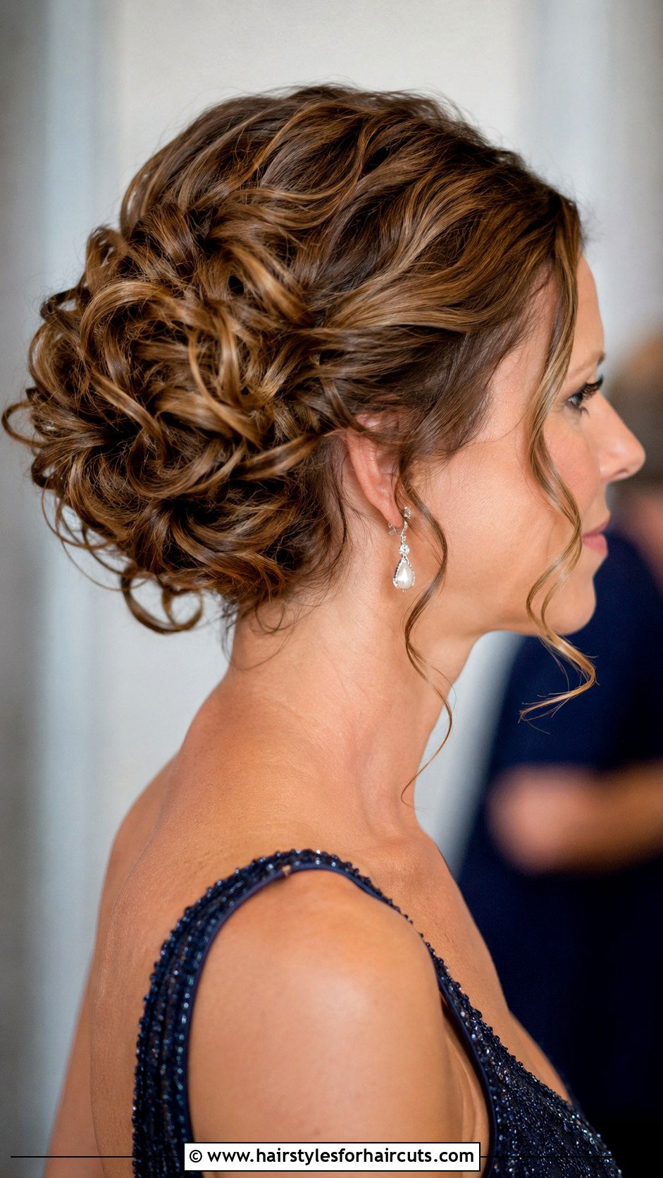 Twisted Curly Updo - 25 birthday hairstyles for curly hair - 25 birthday hairstyles for curly hair