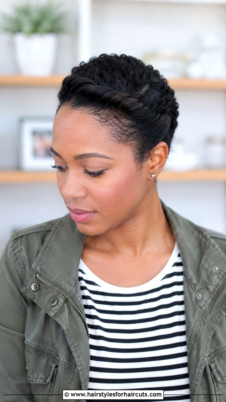 Twisted Front Section Short Hair - 25 cute easy hairstyles for short hair - 25 cute easy hairstyles for short hair