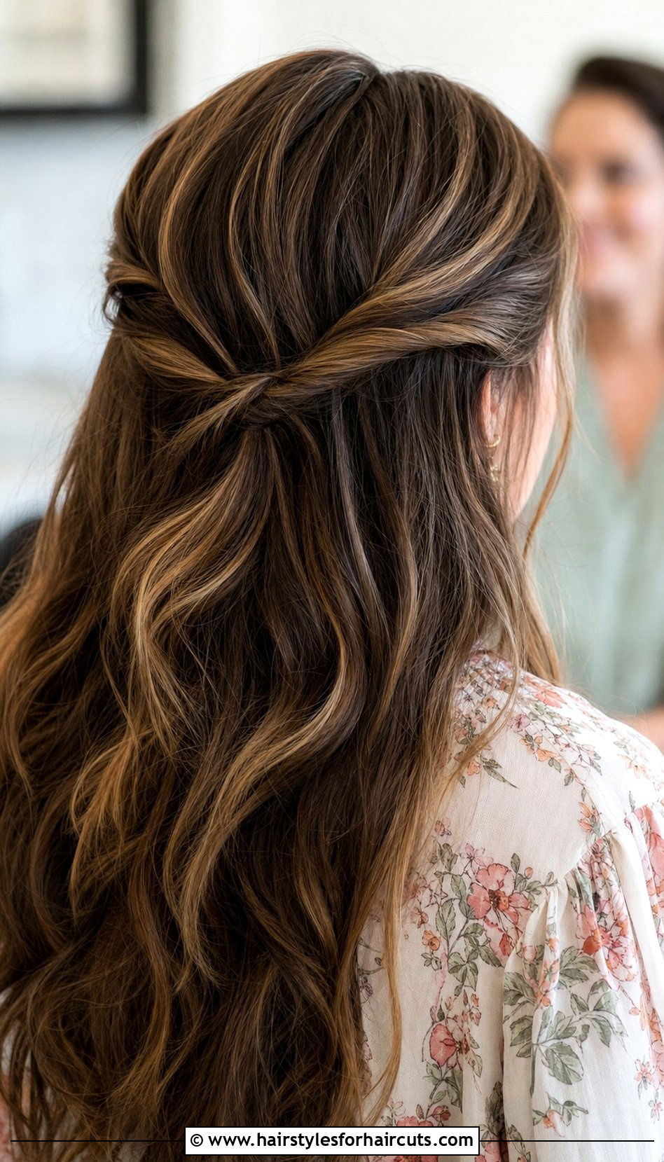 Twisted Half Up Half Down - 25 hairstyles for greasy hair - 25 hairstyles for greasy hair