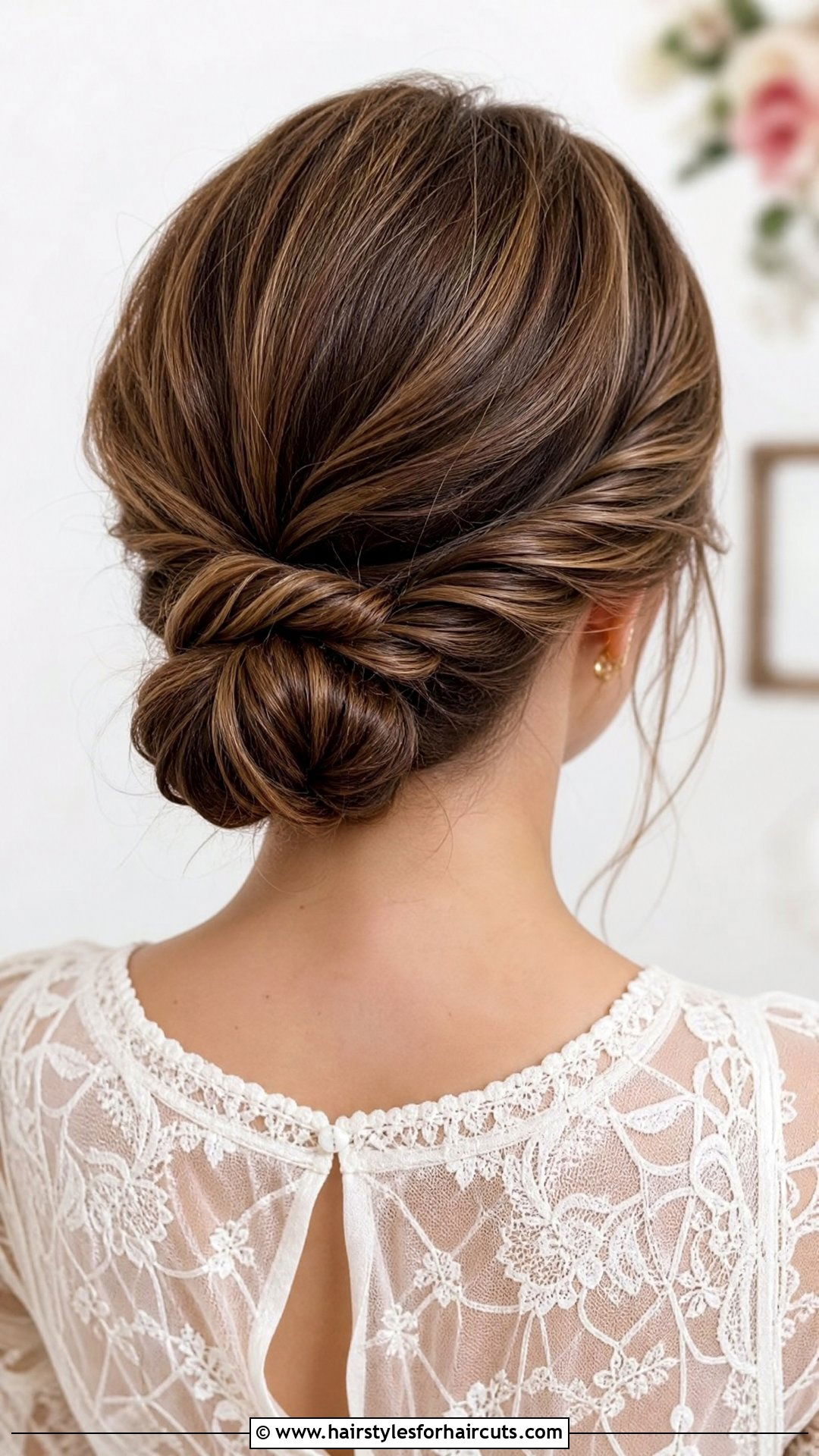 Twisted Low Bun For Long Straight Hair - 25 simple hairstyles for long straight hair - 25 simple hairstyles for long straight hair