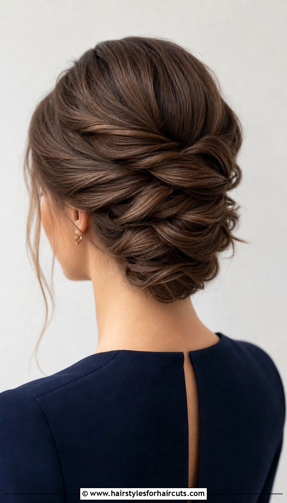 Twisted Low Updo - 25 corporate hairstyles - 25 corporate hairstyles