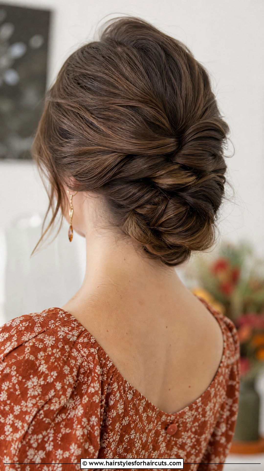 Twisted Low Updo Wedding Guest Straight Hair - 25 wedding guest hairstyles straight hair - 25 wedding guest hairstyles straight hair