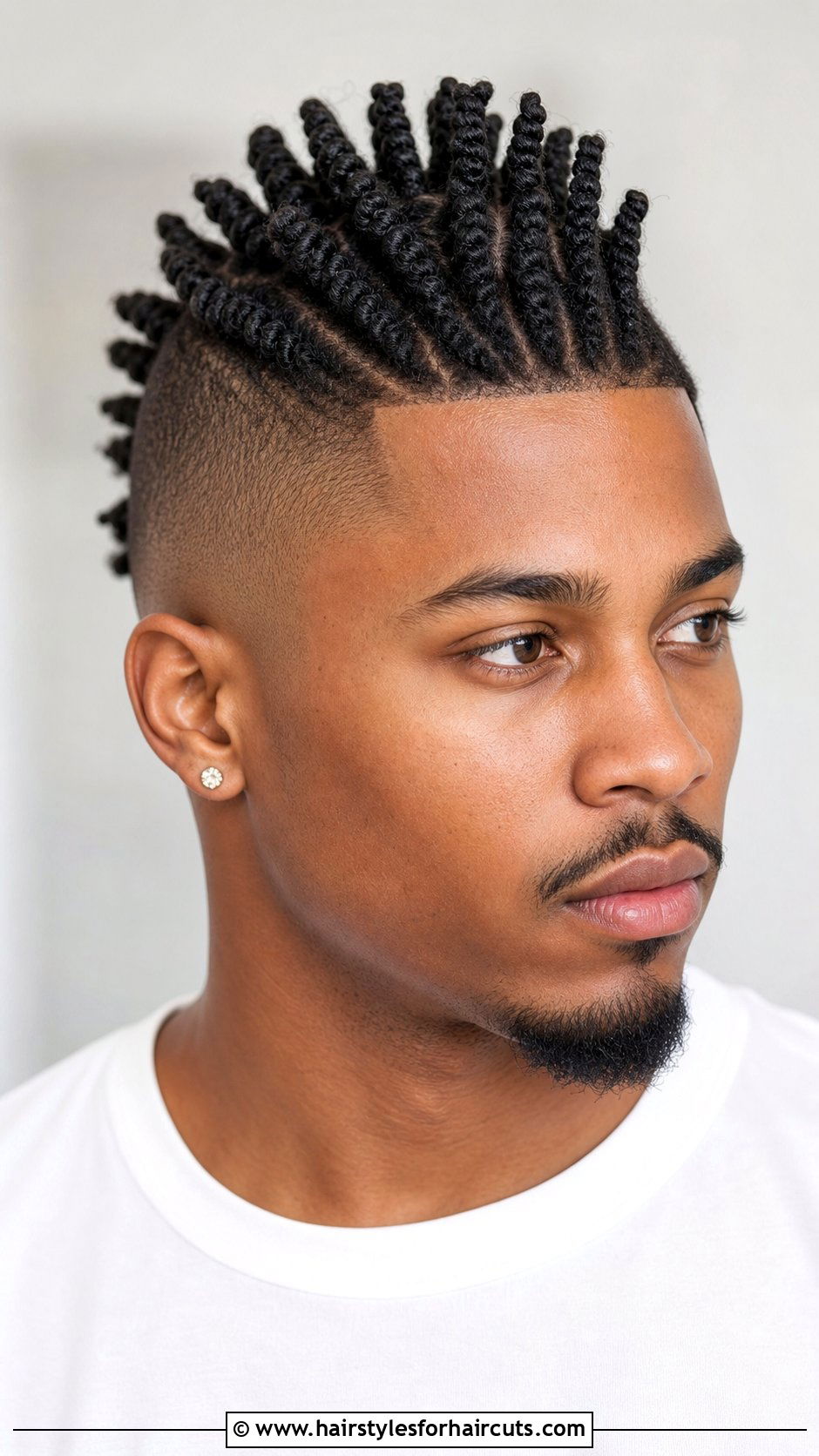 Twisted Mohican Hairstyle - 25 mohican hairstyles - 25 mohican hairstyles