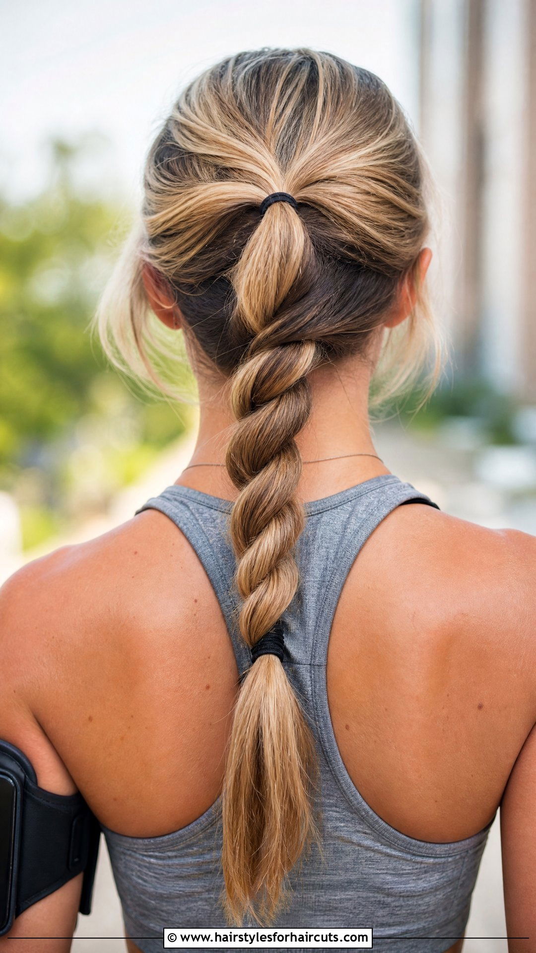 Twisted Ponytail - 25 workout hairstyles that wont damage hair - 25 workout hairstyles that won't damage hair