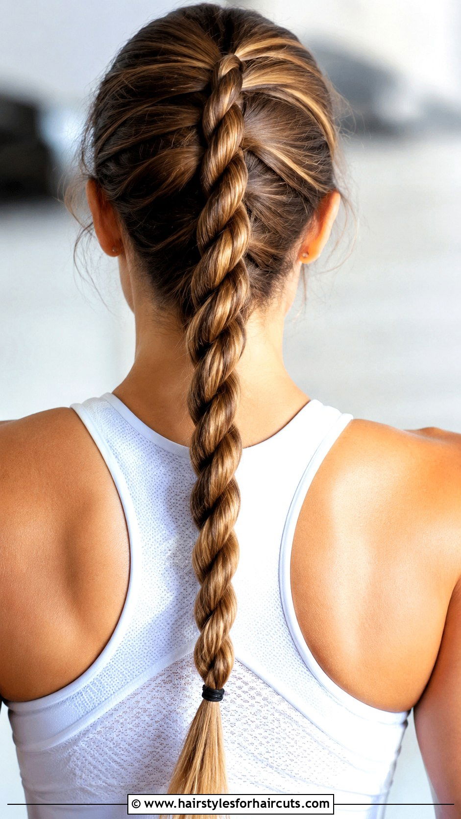 Twisted Rope Braid - 25 cute hairstyles for wet hair - 25 cute hairstyles for wet hair