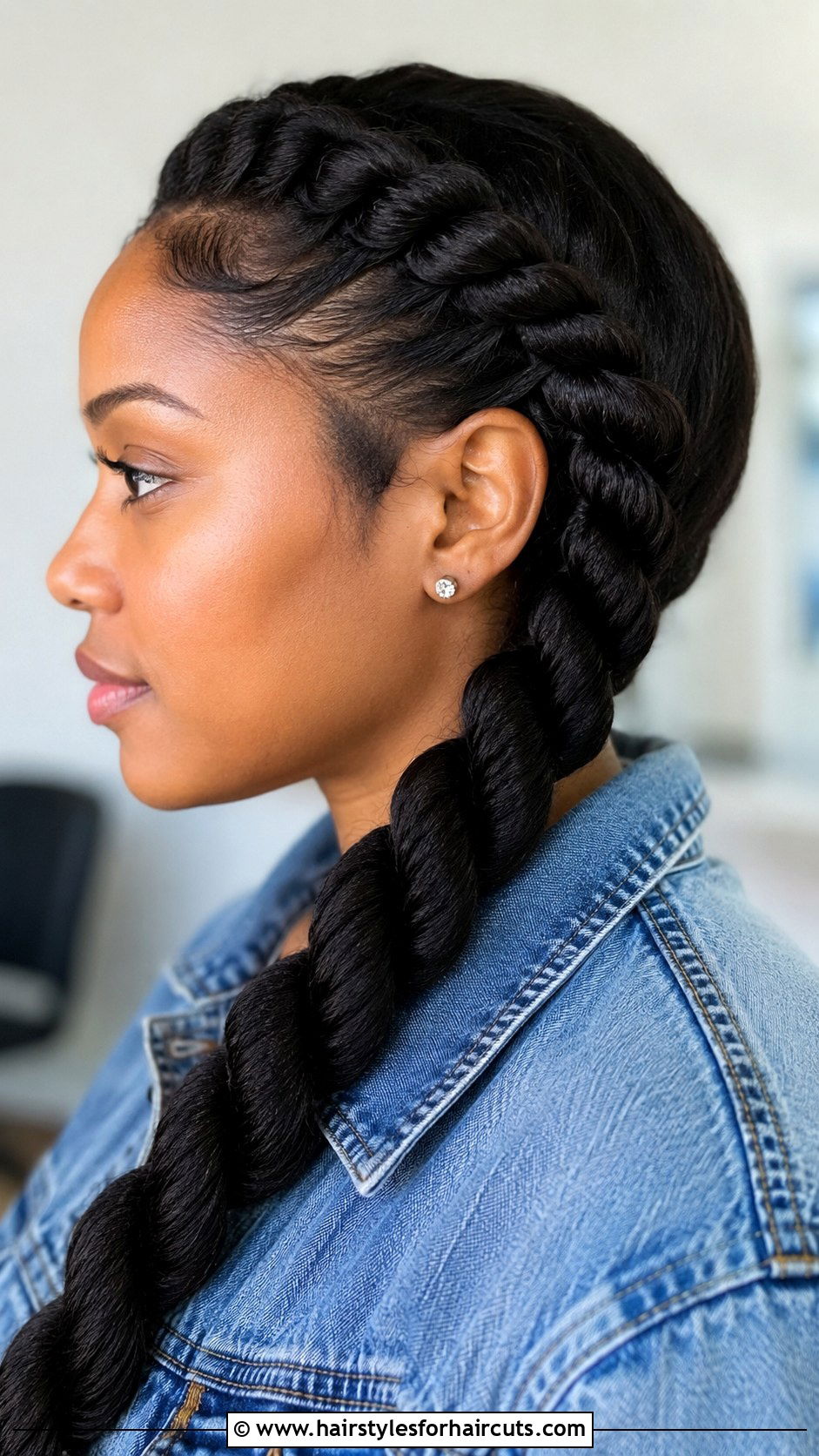 Twisted Rope Braid Long Hair - 25 easy everyday hairstyles long hair - 25 easy everyday hairstyles long hair