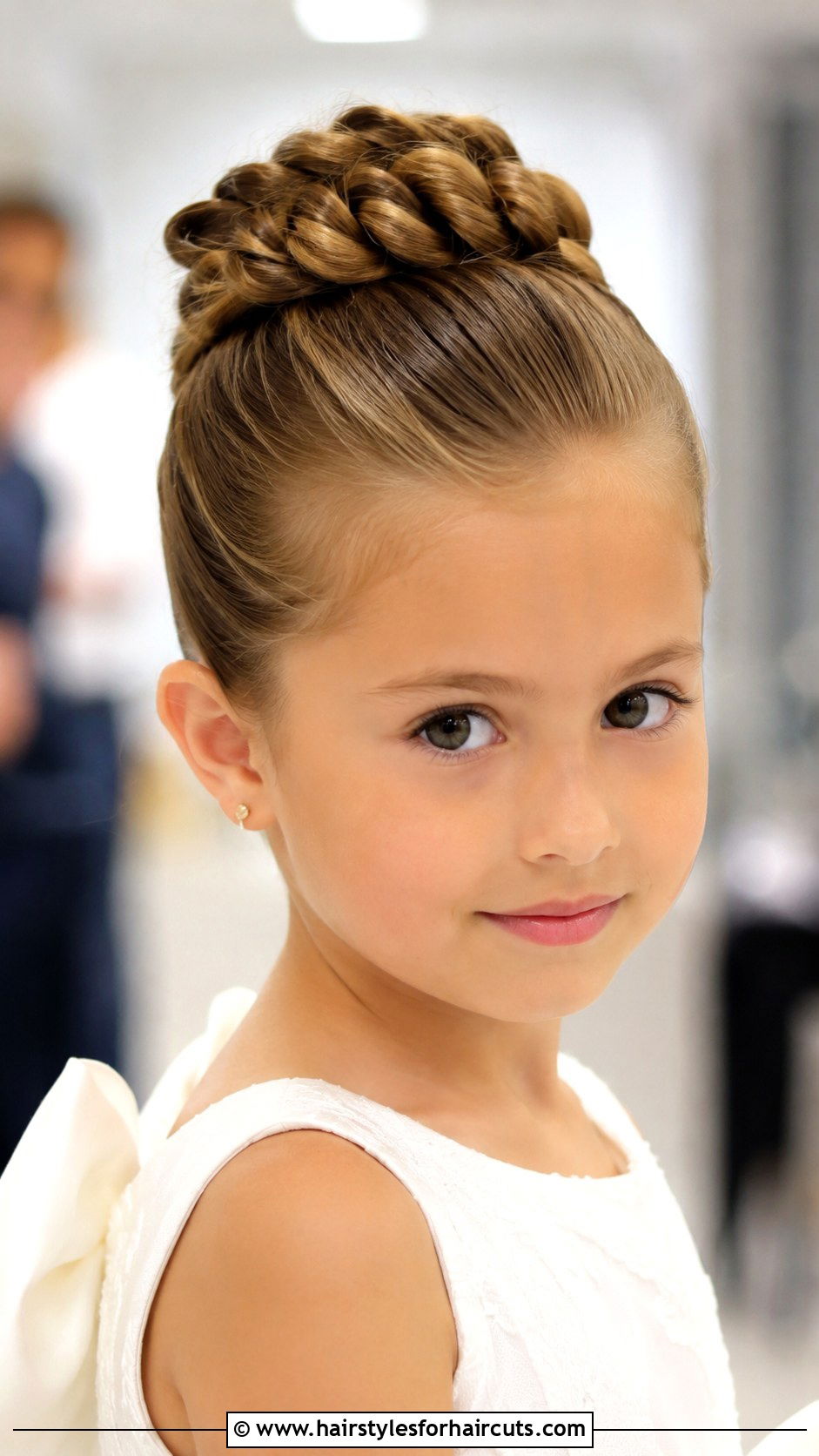 Twisted Rope Braid Updo - 25 christmas hairstyles for girls - 25 christmas hairstyles for girls