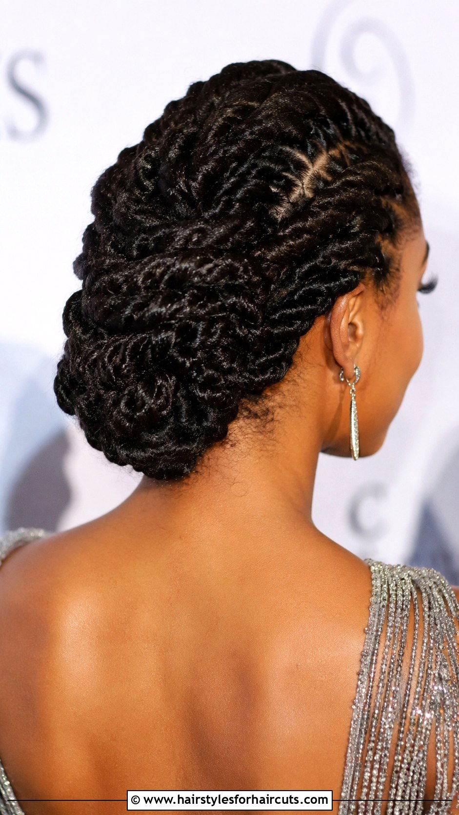 Twisted Rope Braid Updo - 25 prom hairstyles brown hair - 25 prom hairstyles brown hair