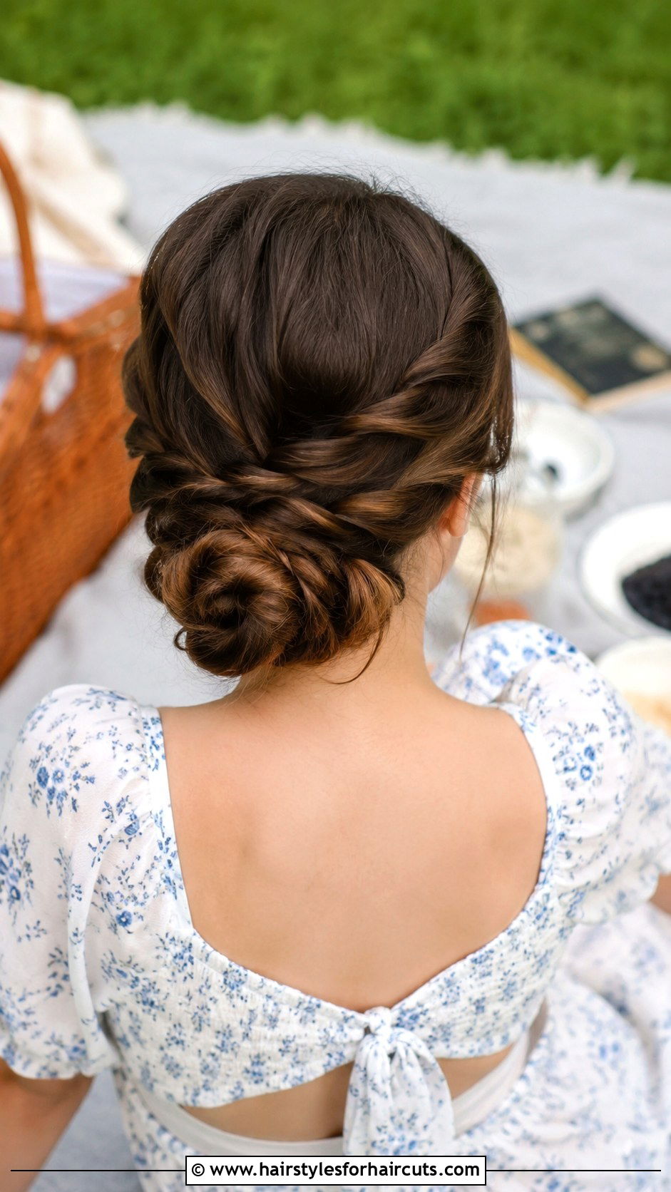 Twisted Rope Braid Updo - 25 summer hairstyles for girls - 25 summer hairstyles for girls