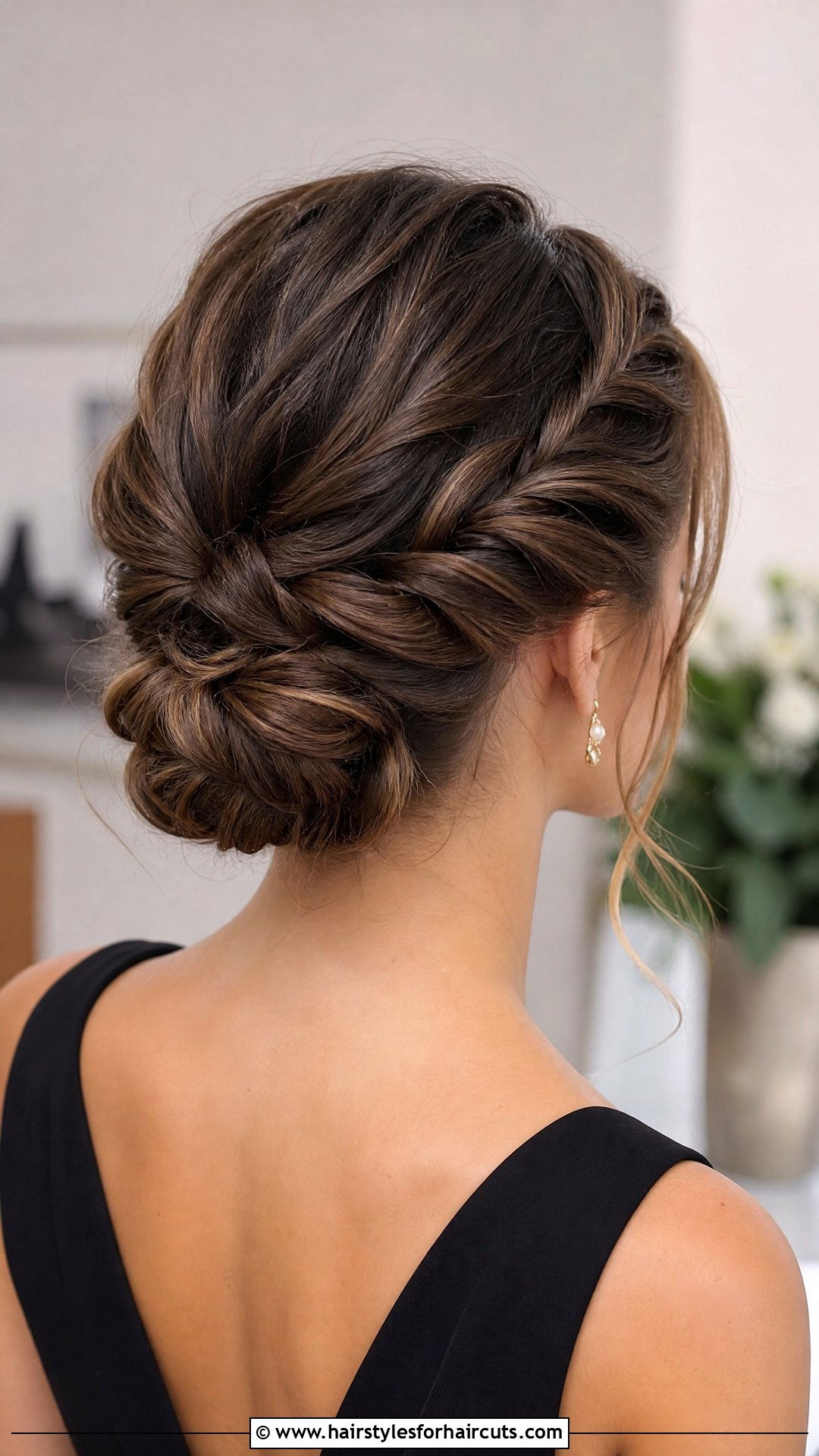 Twisted Rope Braid Updo - 25 formal wedding hairstyles for long hair - 25 formal wedding hairstyles for long hair
