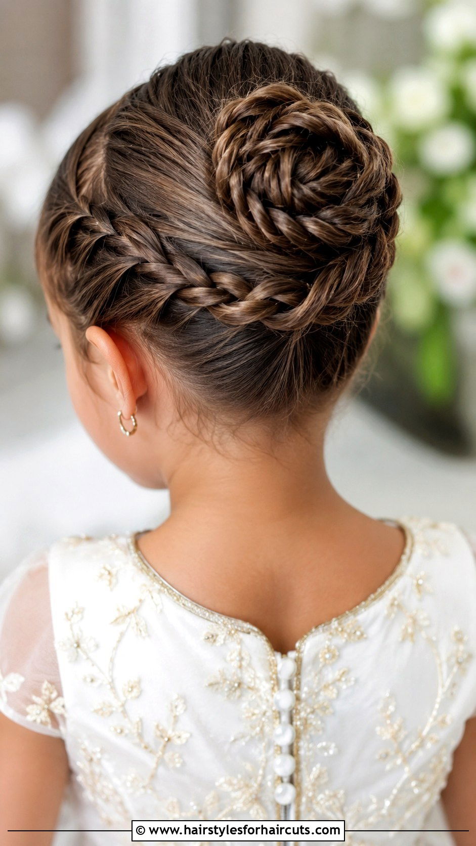 Twisted Rope Braid Updo - 25 hairstyles for 10 years old girl - 25 hairstyles for 10 years old girl