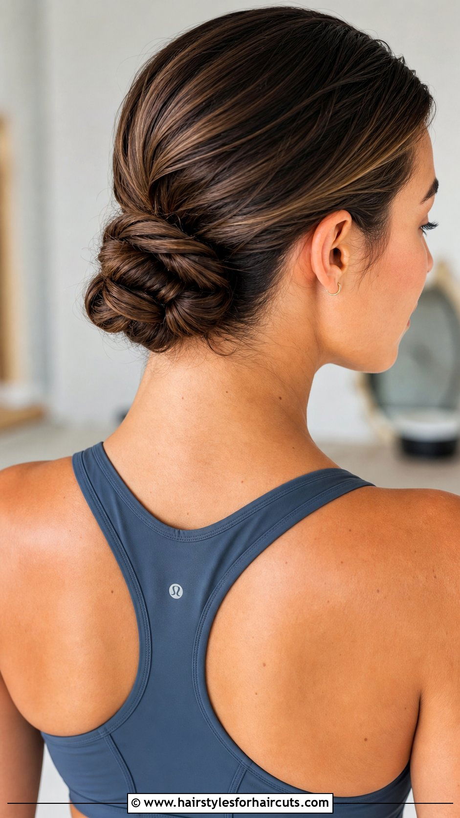 Twisted Rope Bun Short Hair - 25 short hair athletic hairstyles - 25 short hair athletic hairstyles