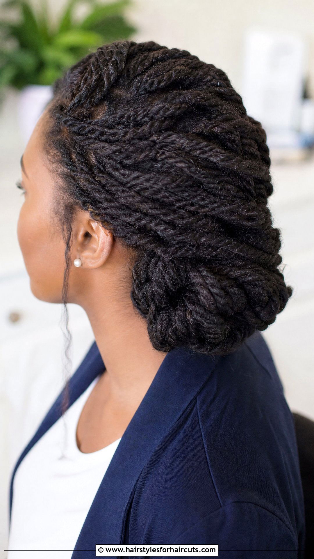 Twisted Rope Updo - 25 up do hairstyles - 25 up do hairstyles