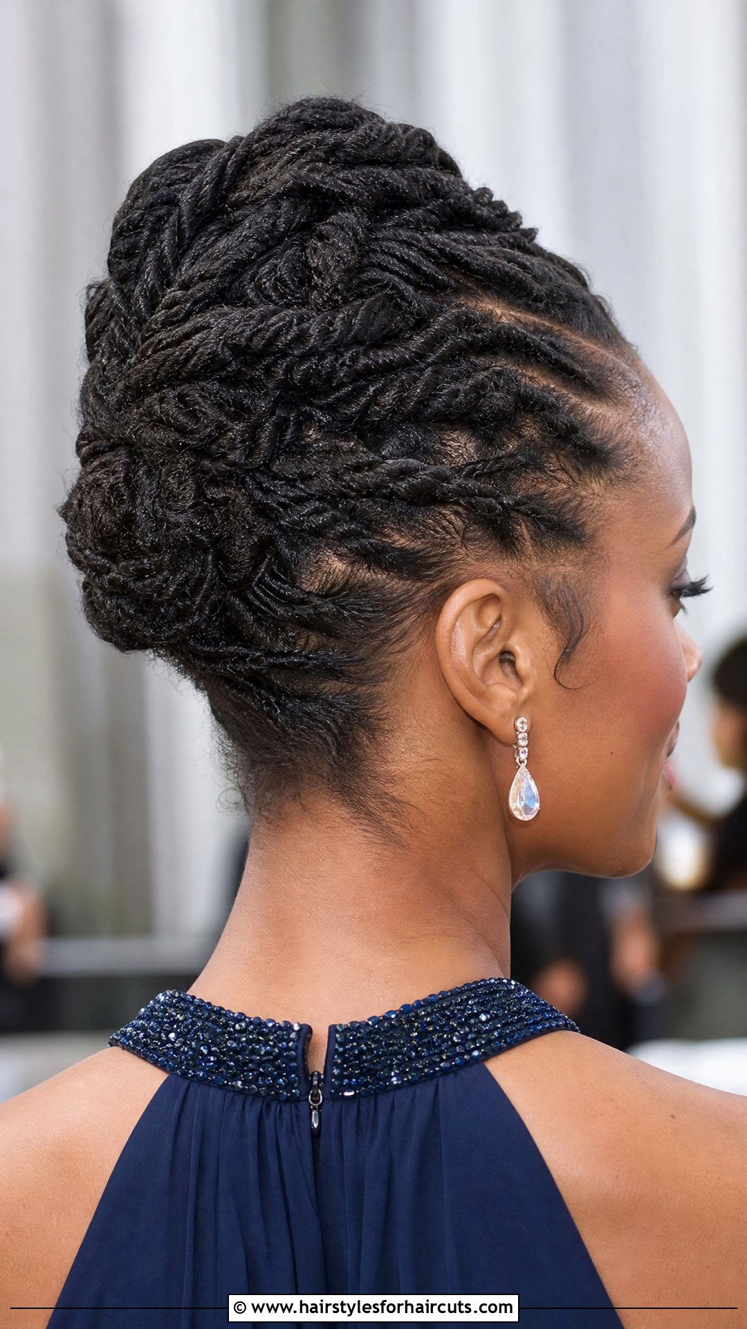 Twisted Updo - 25 protective hairstyles for 4c hair - 25 protective hairstyles for 4c hair