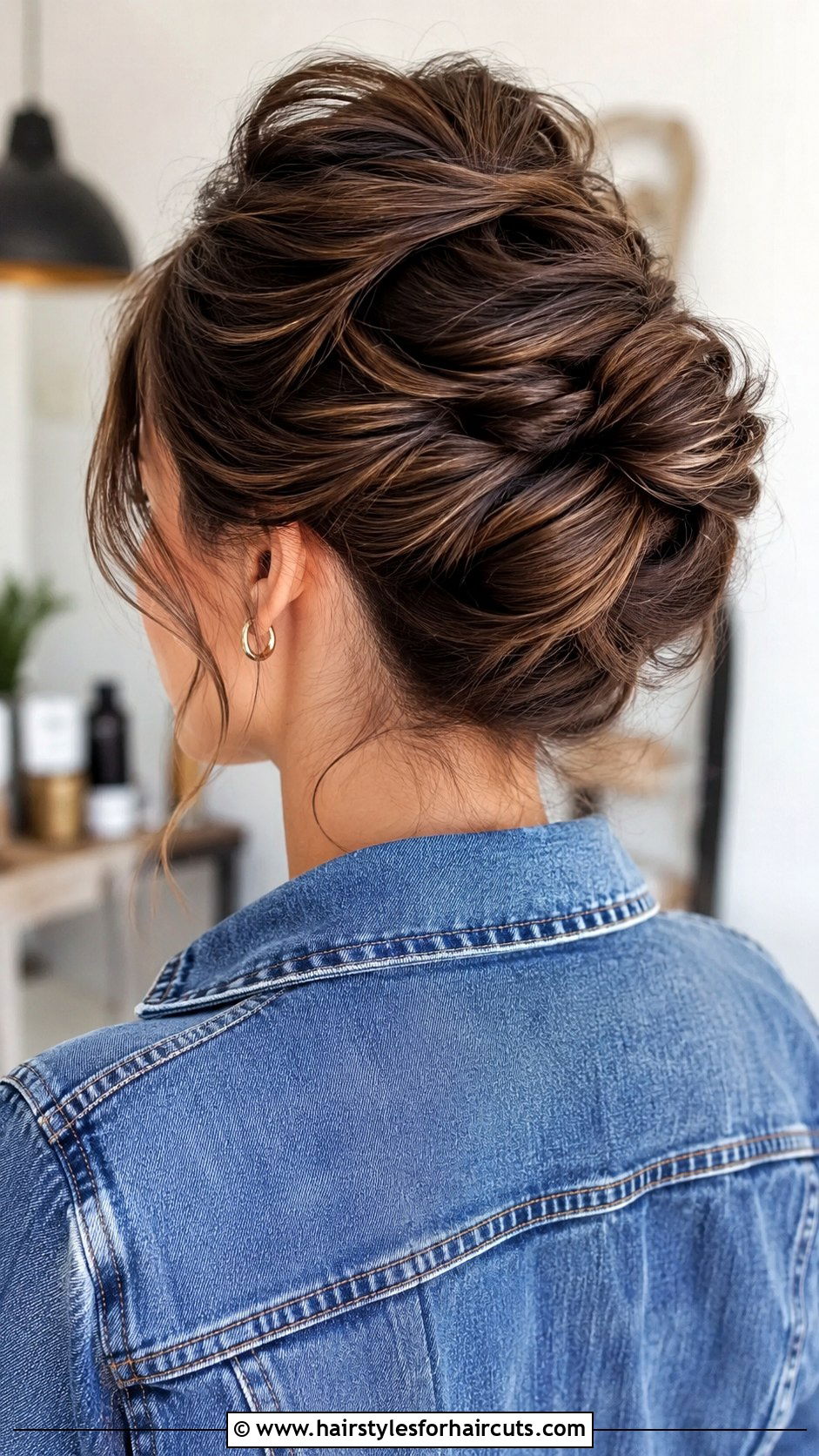 Twisted Updo For Medium Hair - 25 cute hairstyles for shoulder length hair - 25 cute hairstyles for shoulder length hair