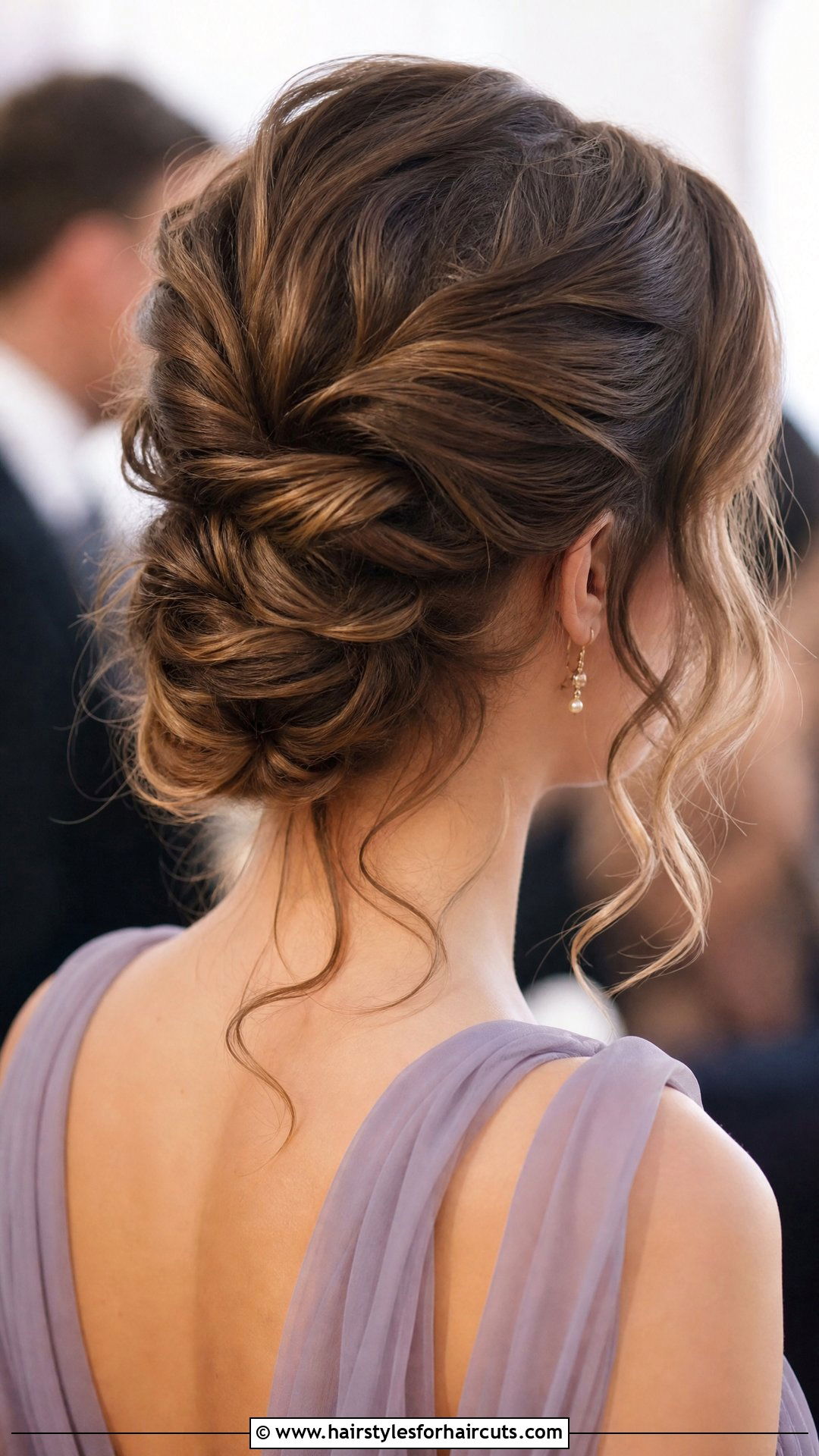 Twisted Updo For Wavy Hair - 25 formal hairstyles for wavy hair - 25 formal hairstyles for wavy hair