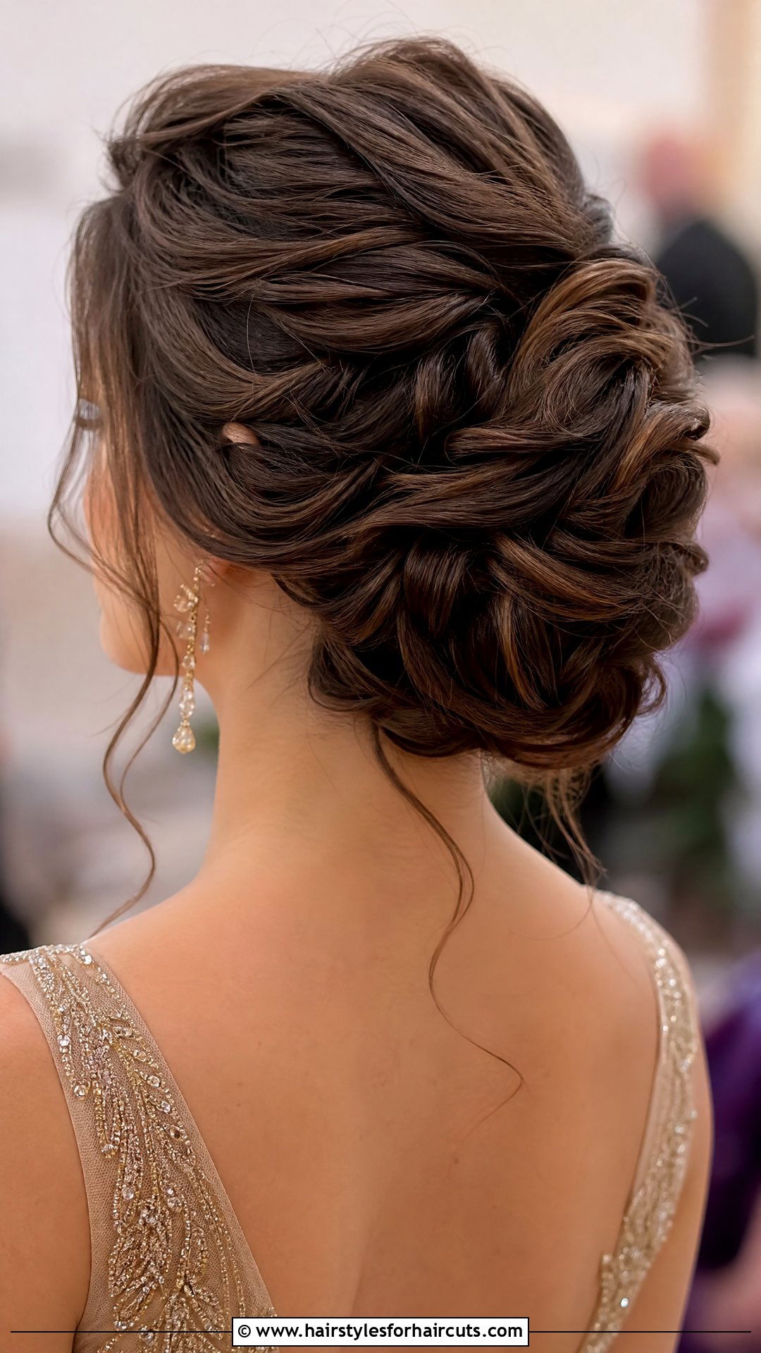 Twisted Updo Long Wedding Hairstyle - 25 long hairstyles for weddings - 25 long hairstyles for weddings