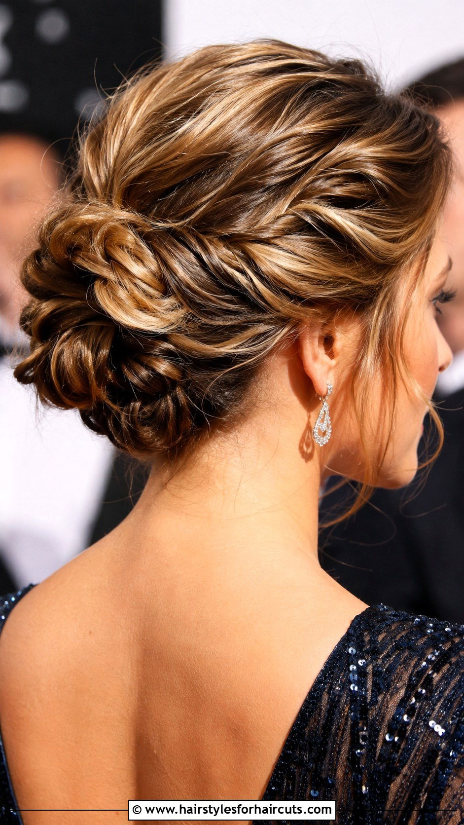 Twisted Updo Medium Hair - 25 hairstyles when growing out hair - 25 hairstyles when growing out hair