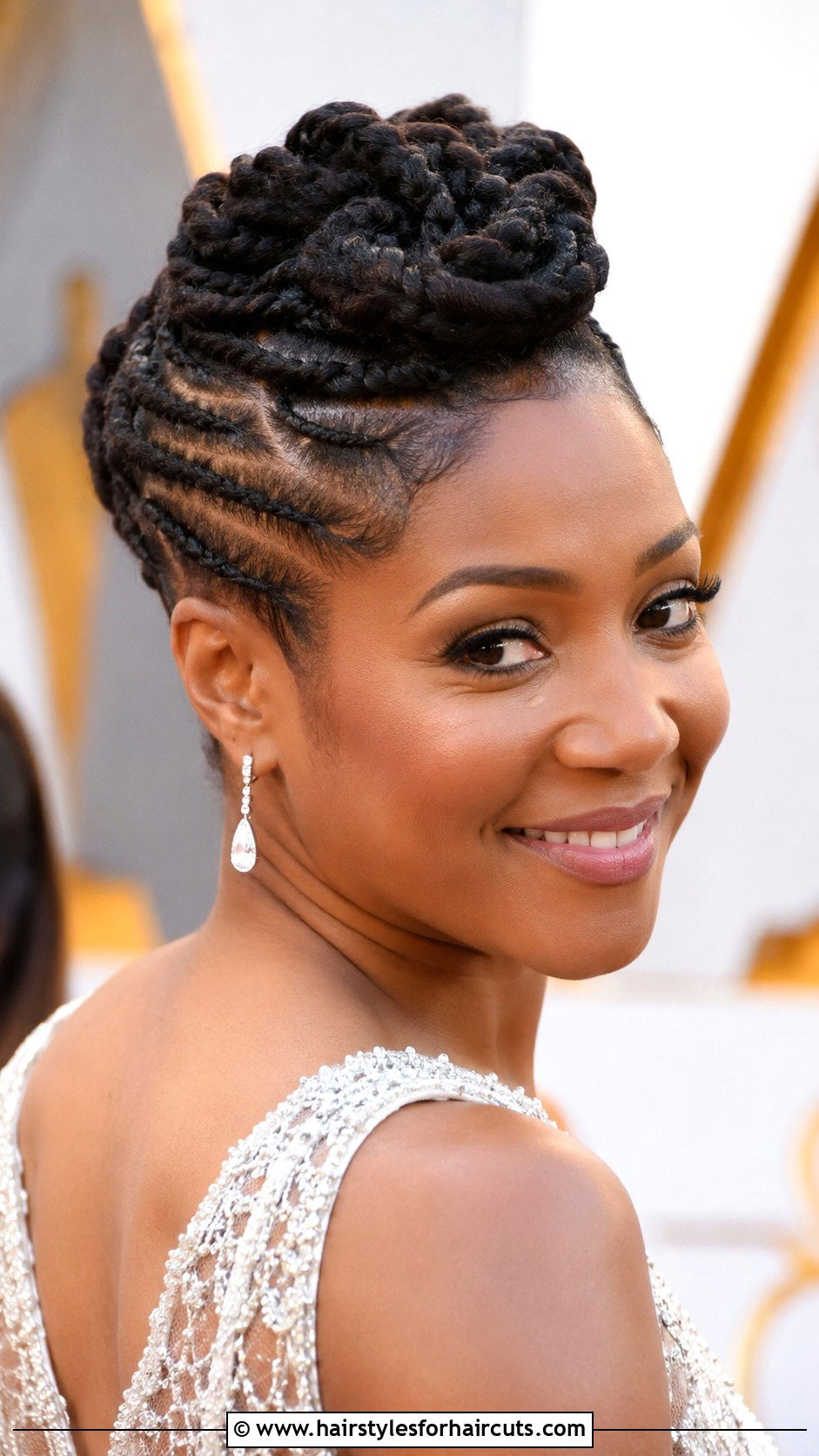 Twisted Updo Short Haircut - 25 best haircuts for black hair - 25 best haircuts for black hair