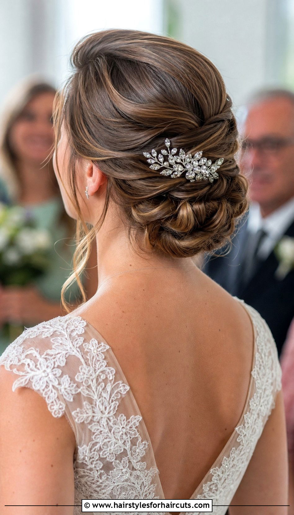 Twisted Updo Wedding Hairstyle - 25 girls wedding hairstyles - 25 girls wedding hairstyles