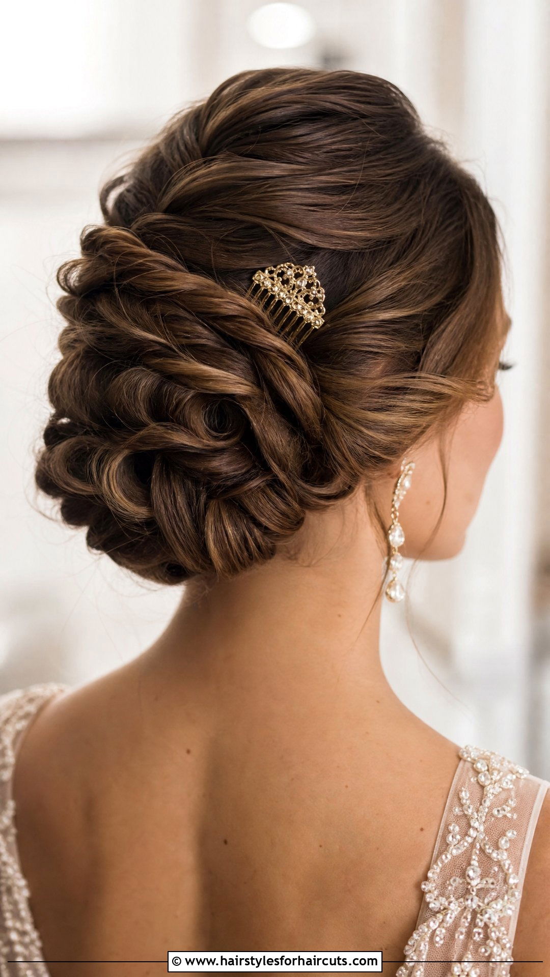 Twisted Updo Wedding Hairstyle - 25 wedding hairstyles - 25 wedding hairstyles