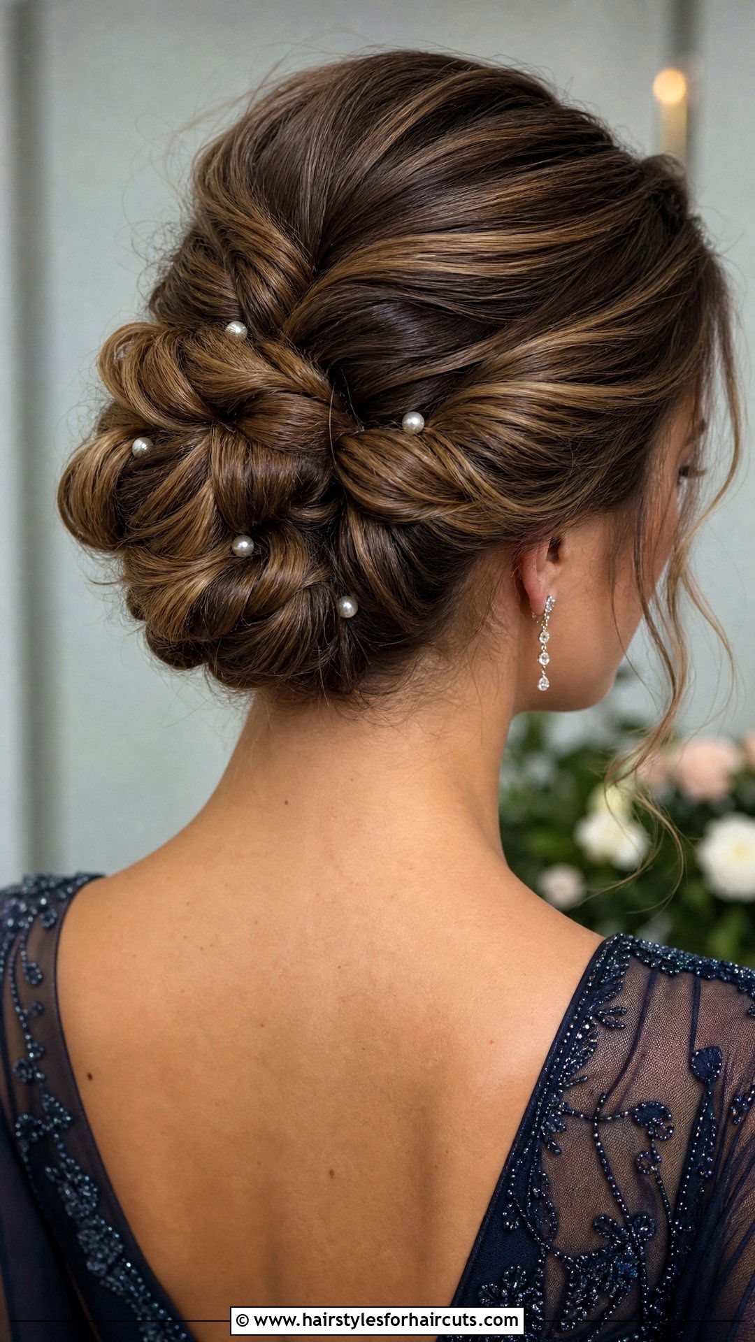Twisted Updo With Accessories - 25 wedding haircuts - 25 wedding haircuts