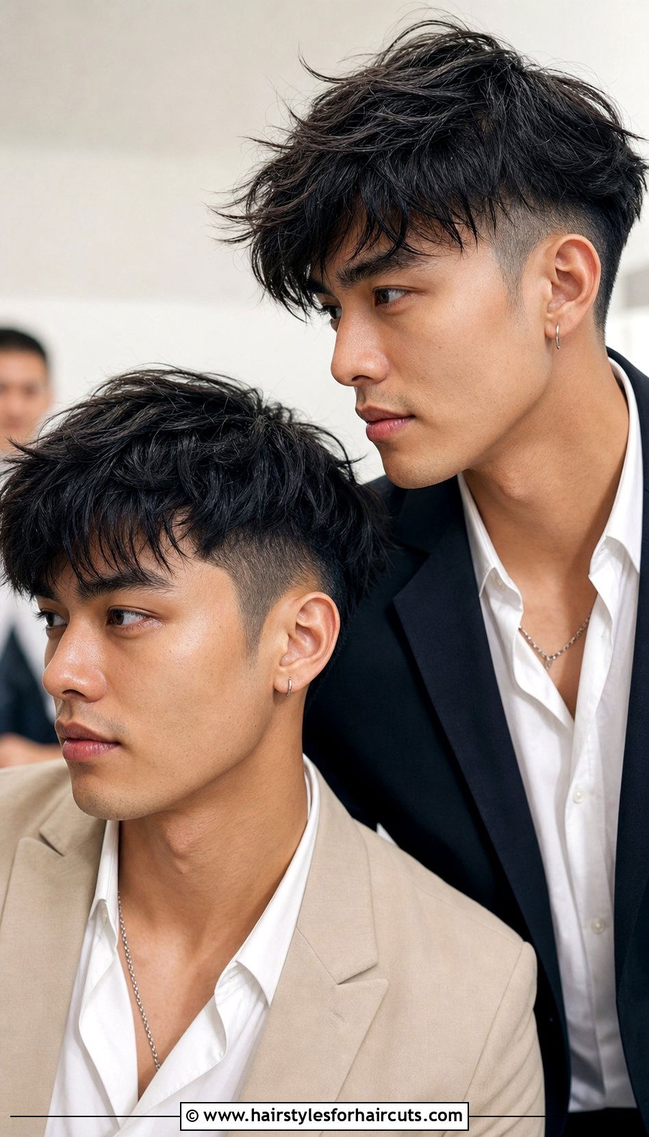 Two Block Cut With Feathered Layers - 25 two block haircuts straight hair - 25 two block haircuts straight hair