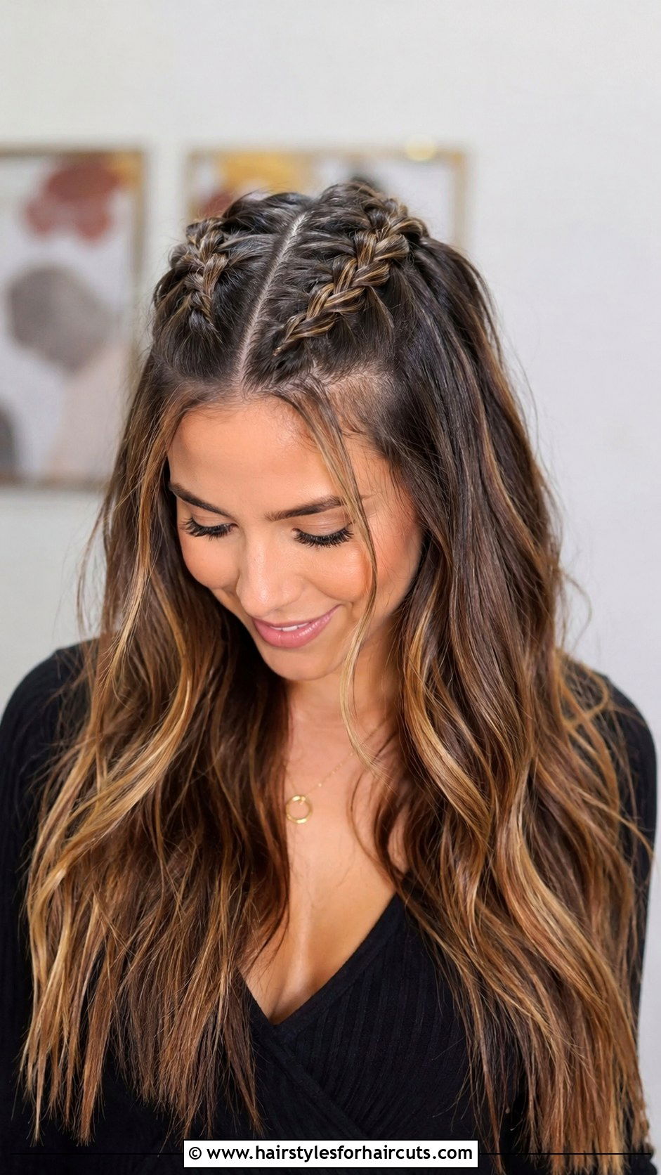 Two Braids On Top With Hair Down - 25 two braids hairstyles with hair down - 25 two braids hairstyles with hair down