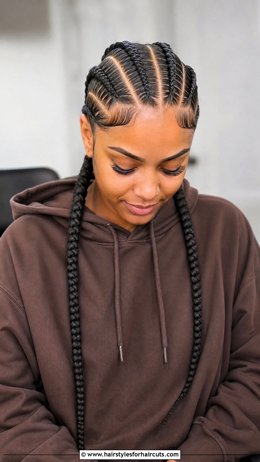Two Cornrows - 25 corn roll hairstyles - 25 corn roll hairstyles