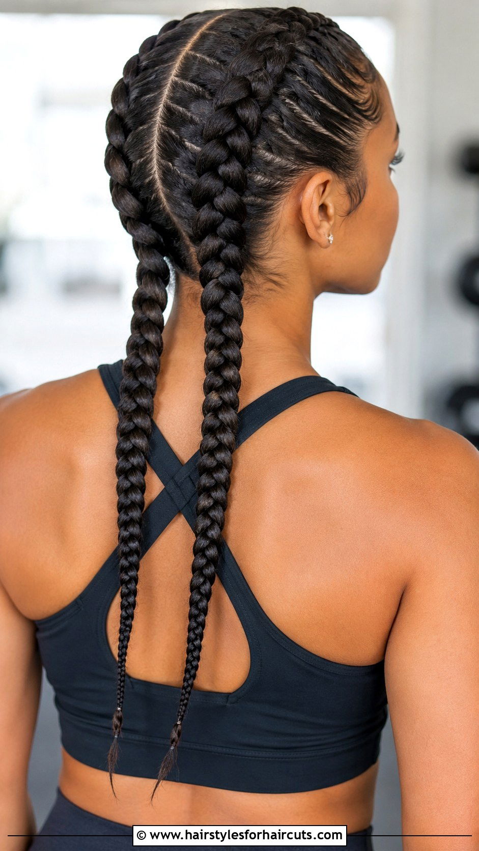 Two Feed In Braids - 25 hairstyles to do with braiding hair - 25 hairstyles to do with braiding hair