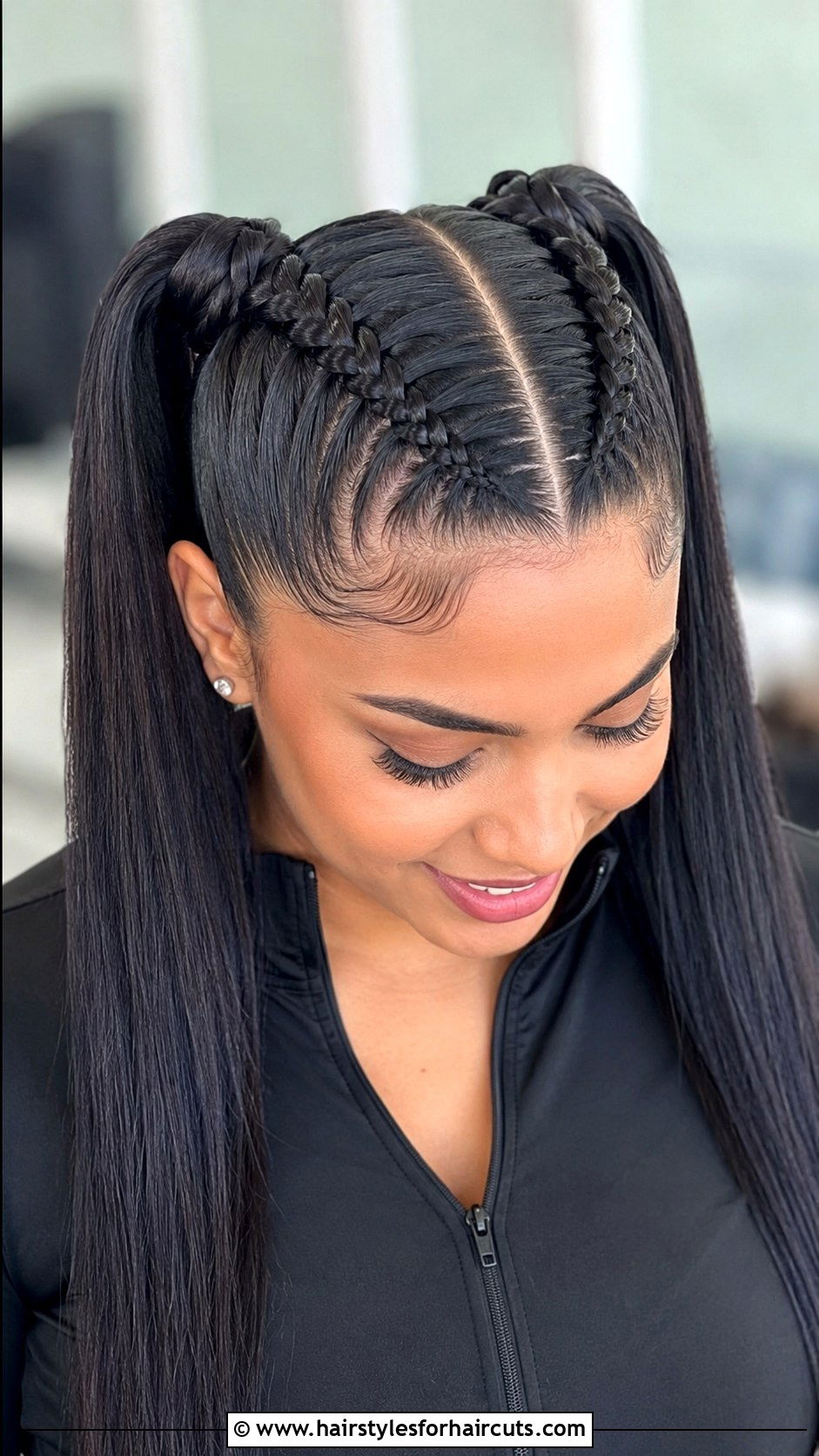 Two Feed In Braids With Straight Hair - 25 braids with straight hair black hairstyles - 25 braids with straight hair black hairstyles