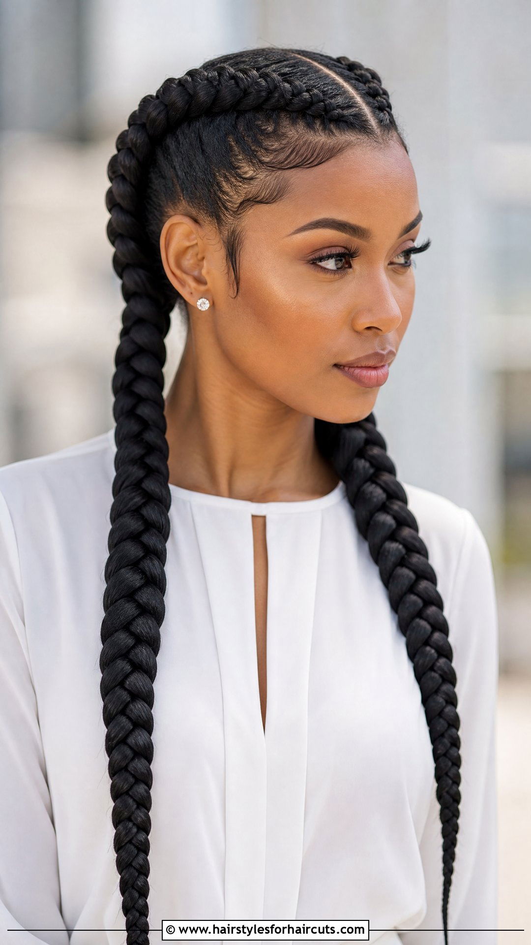 Two Goddess Braids - 25 two braids hairstyles - 25 two braids hairstyles