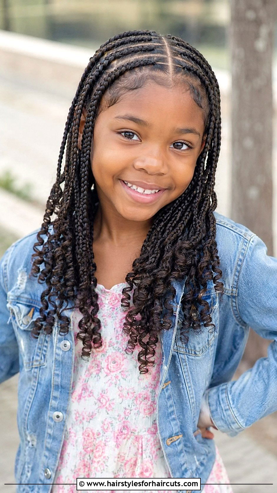 Two Layer Braids With Curly Ends - 25 curly hair black kids braids hairstyles pictures - 25 curly hair black kids braids hairstyles pictures