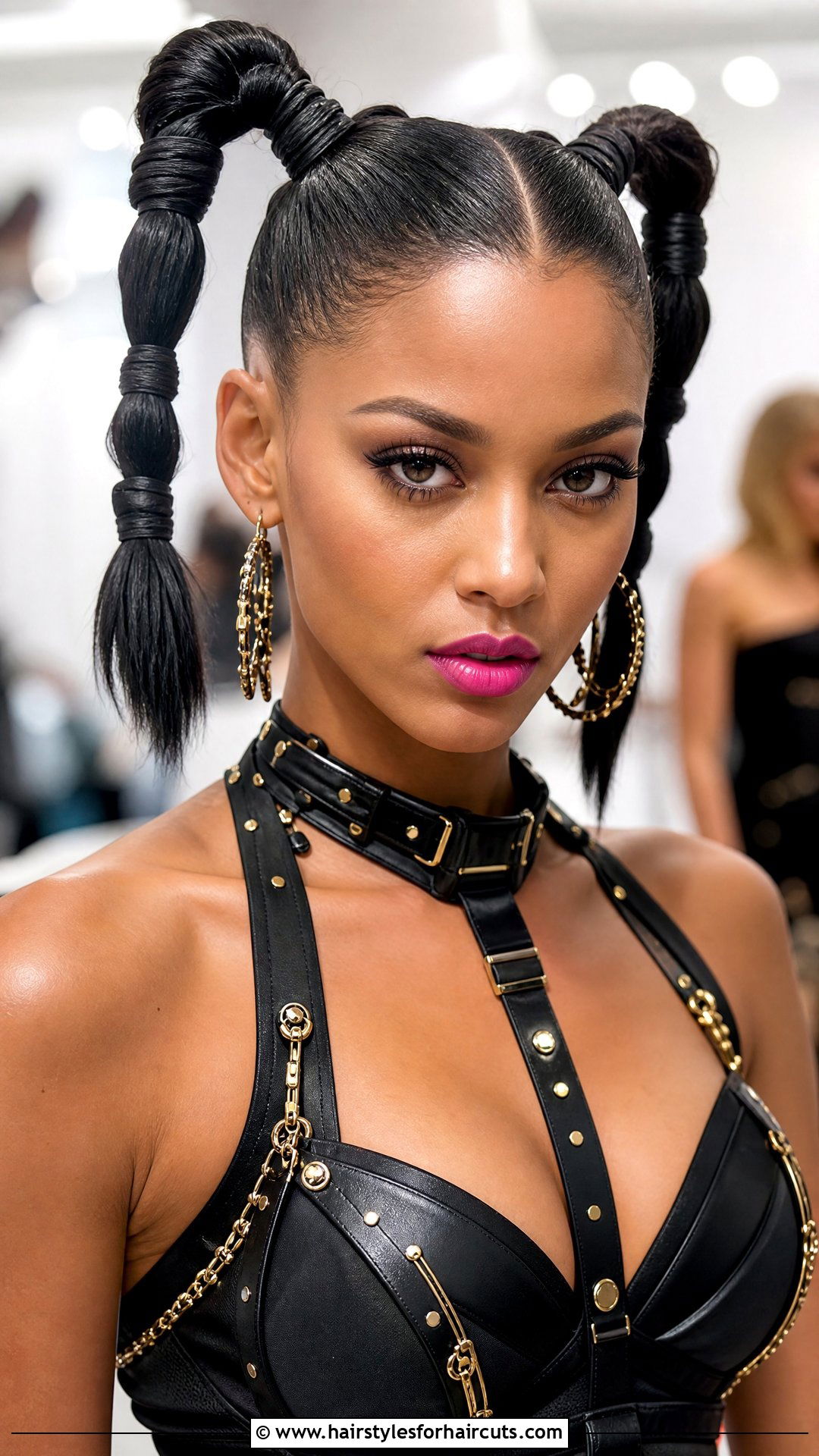 Two Mohawk Ponytails - 25 two ponytail hairstyles for black hair - 25 two ponytail hairstyles for black hair