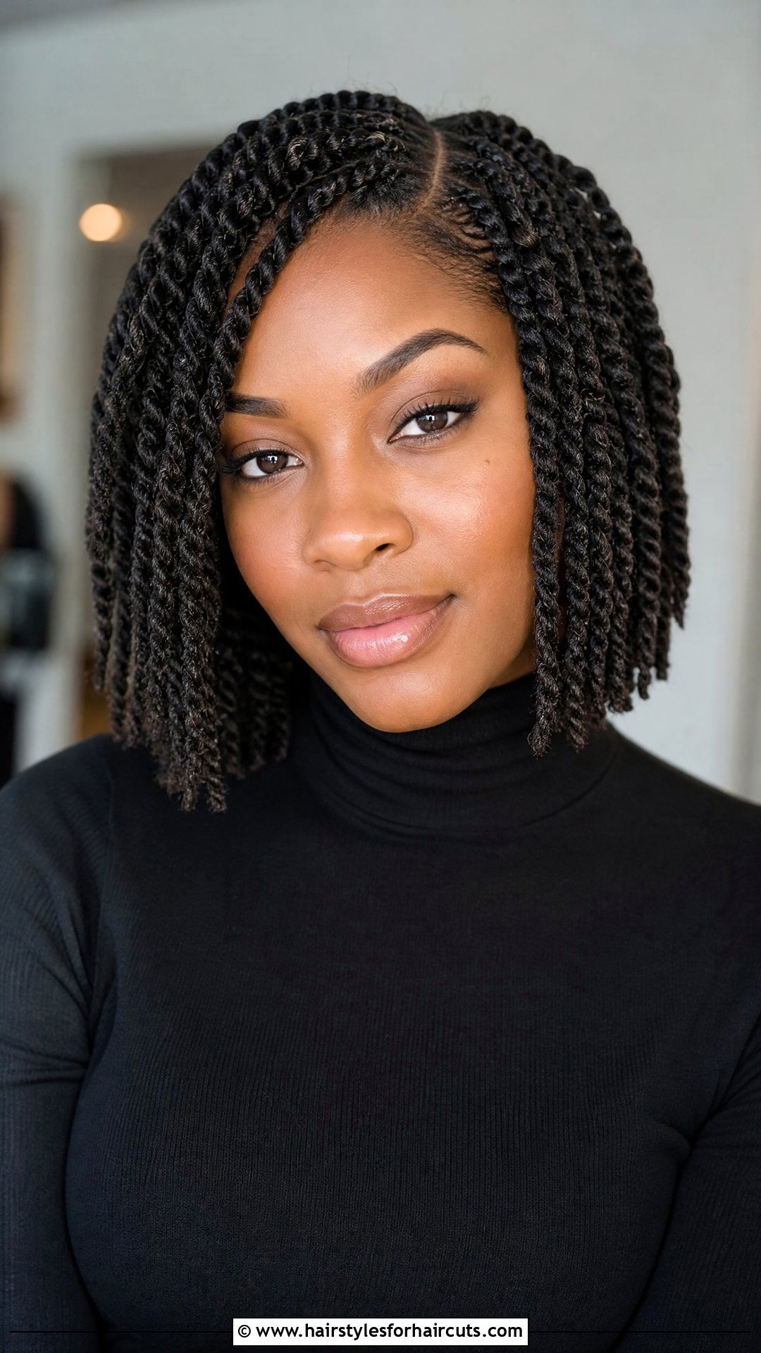 Two Strand Twist Bob - 25 two strand twist hairstyles for natural hair - 25 two strand twist hairstyles for natural hair