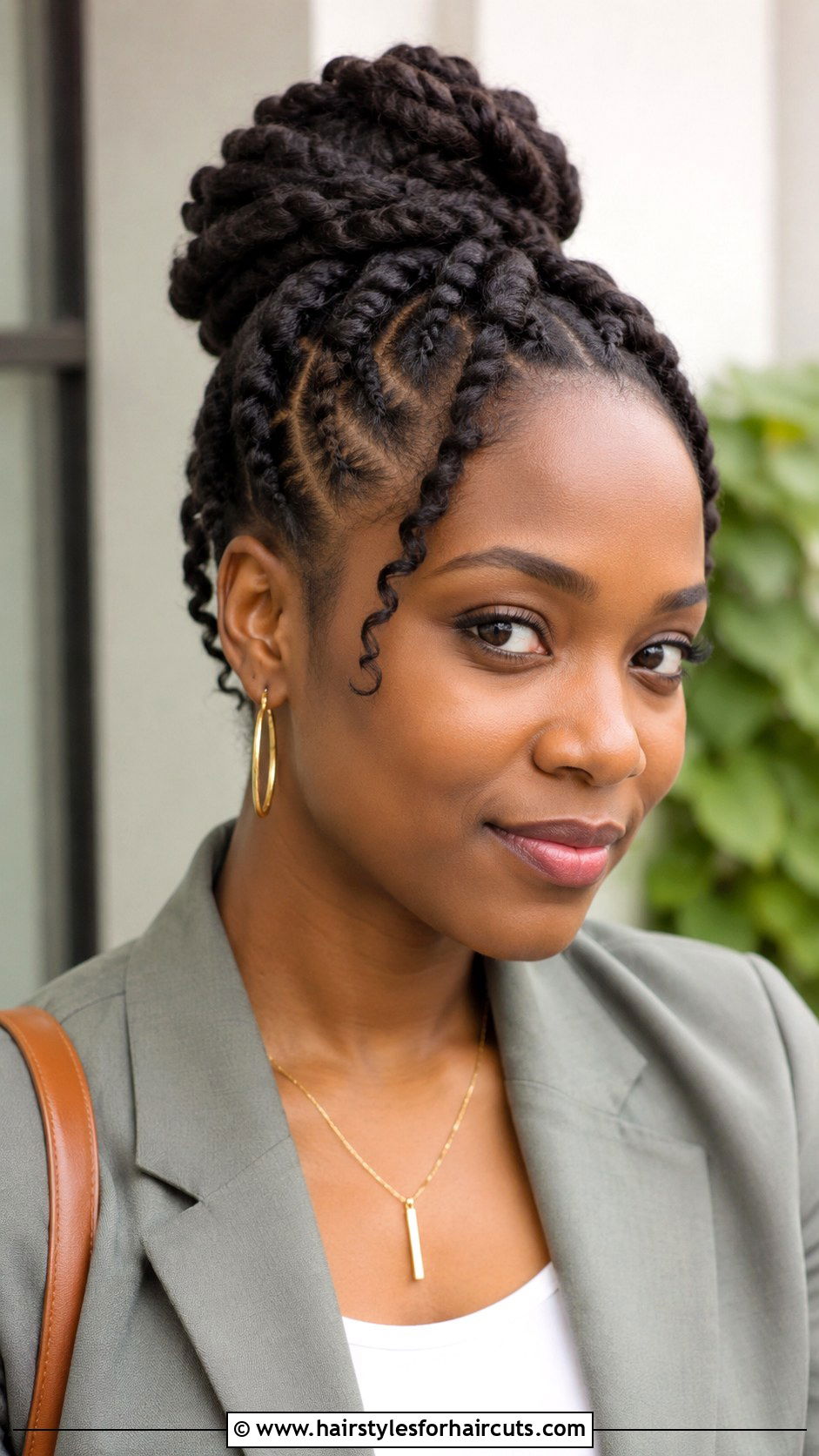 Two Strand Twist Hair Loop - 25 hair loop hairstyles - 25 hair loop hairstyles